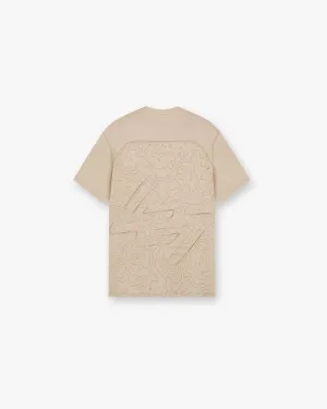 college VintageWash 247 Contour Run T-Shirt - Pebble