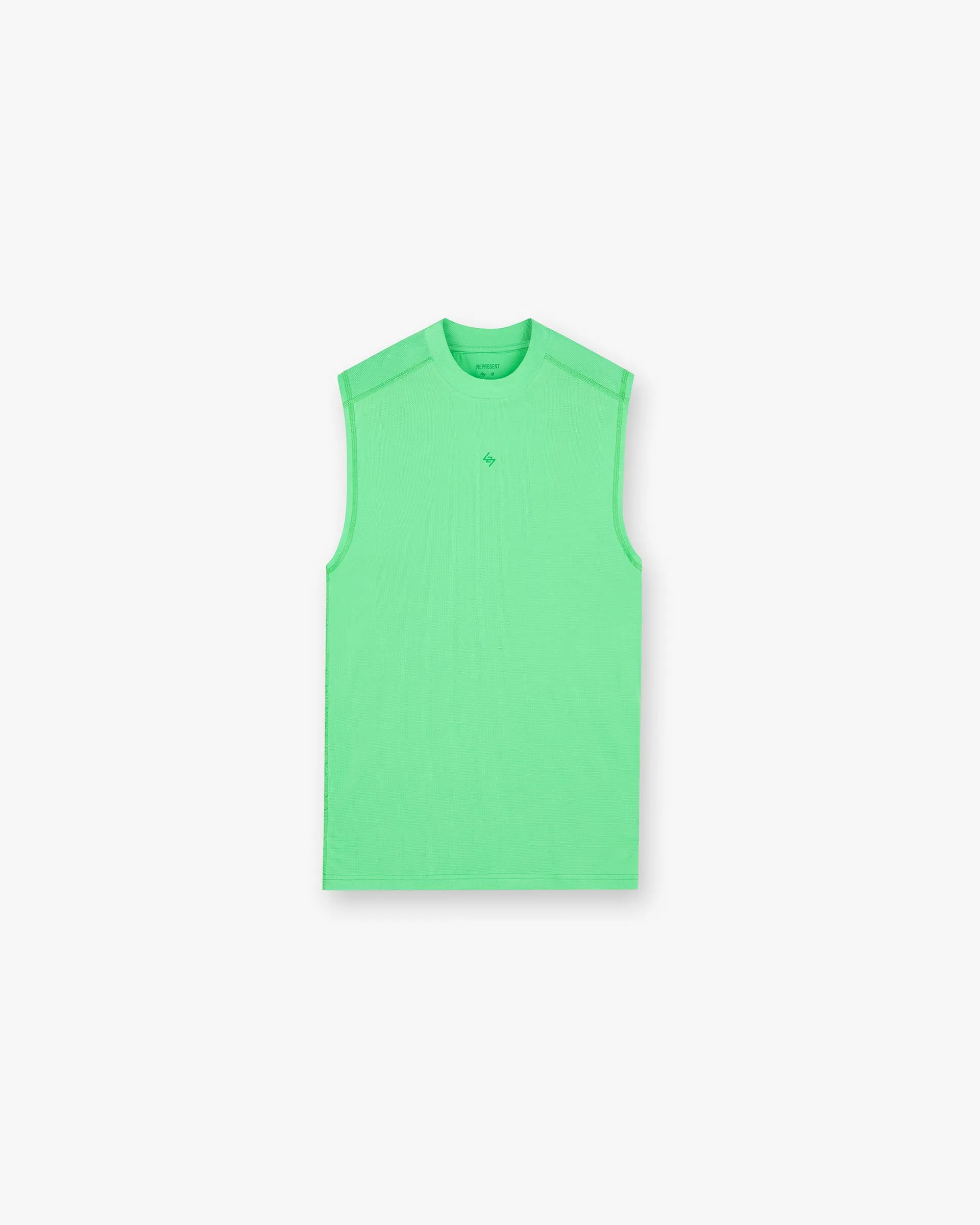Unisex versatility Comfy Layer 247 Contour Run Tank - Speed Green
