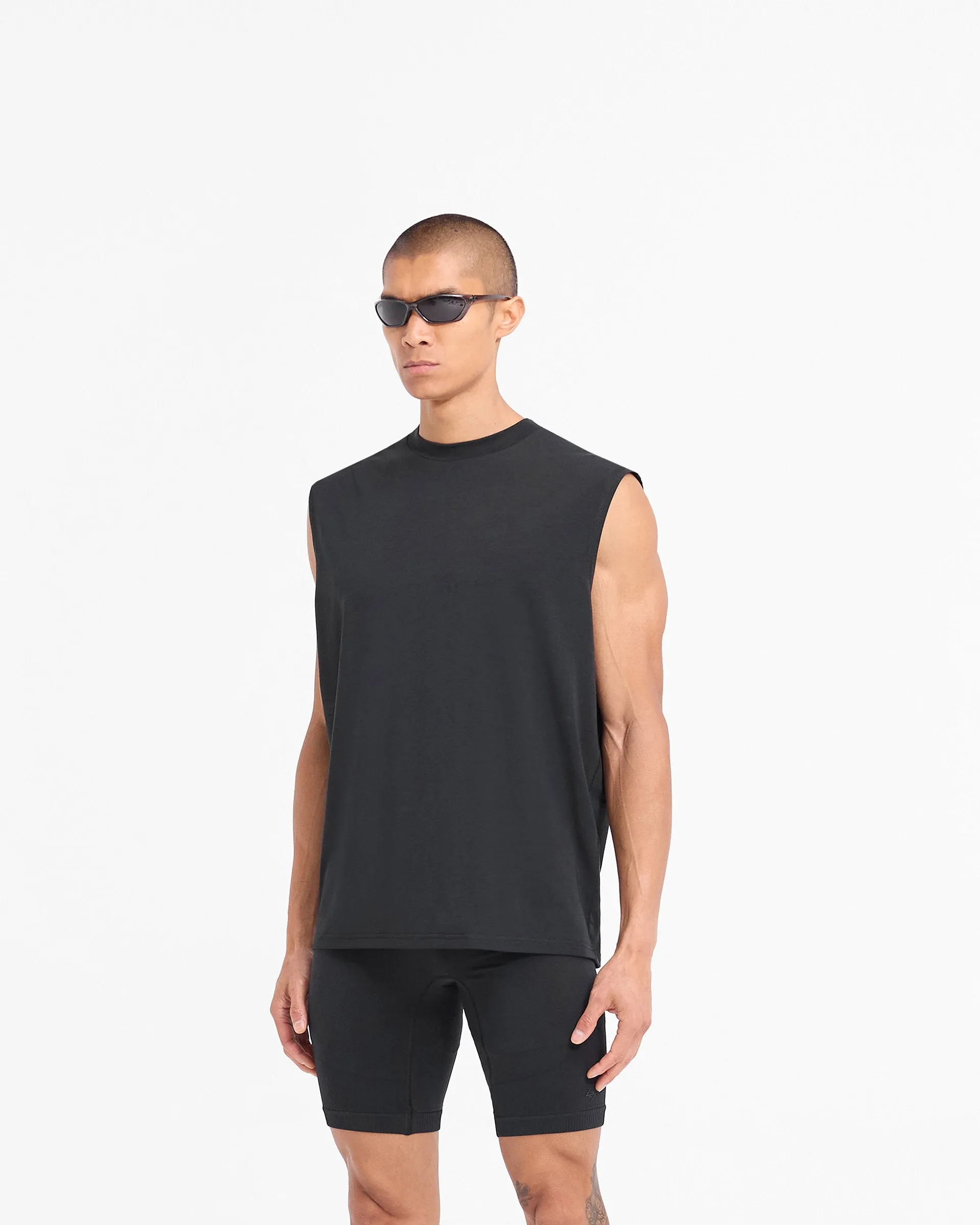 247 DNA Oversized Tank - Black Casual Active