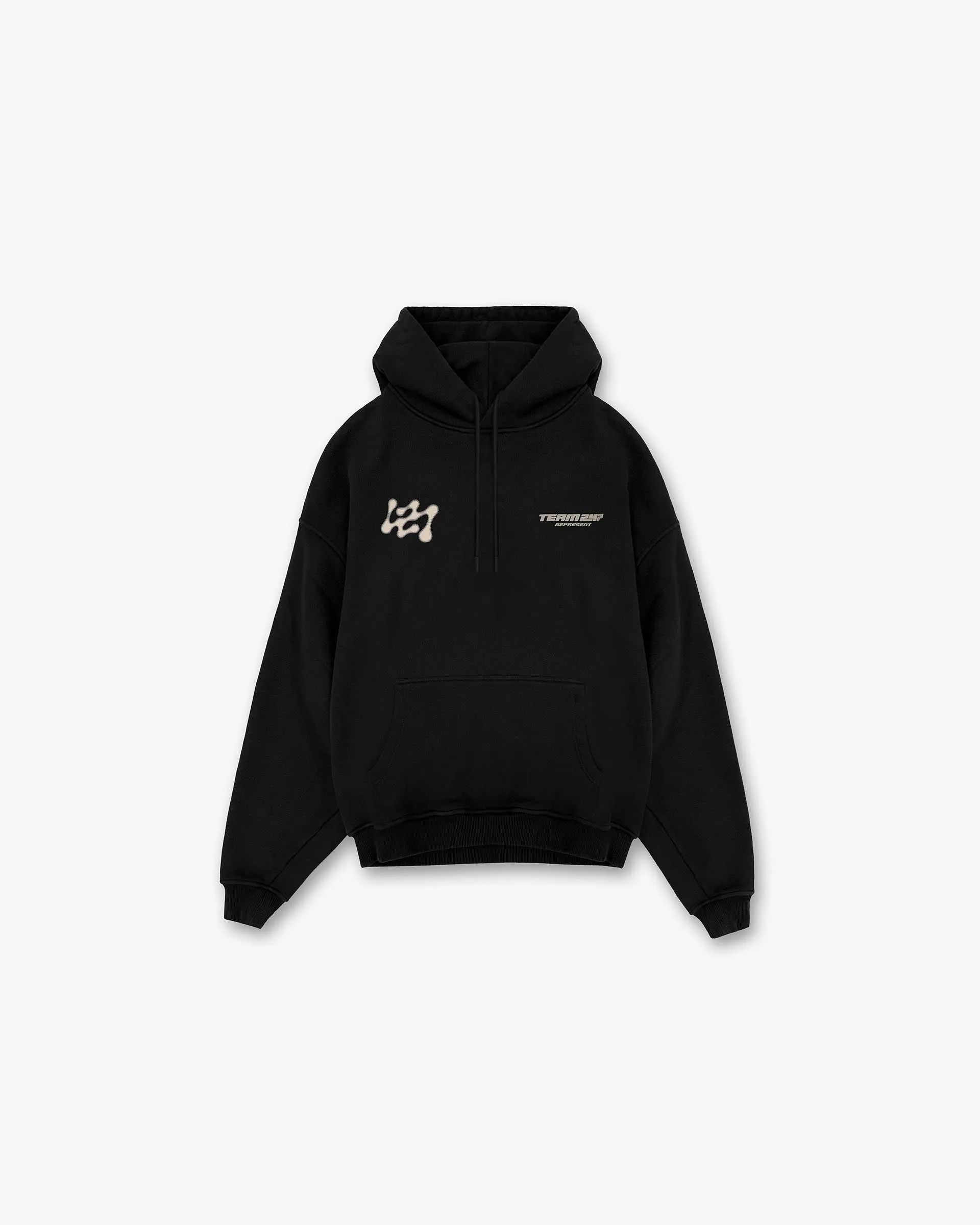 Travel Bold 247 Future Terrains Oversized Hoodie - Black