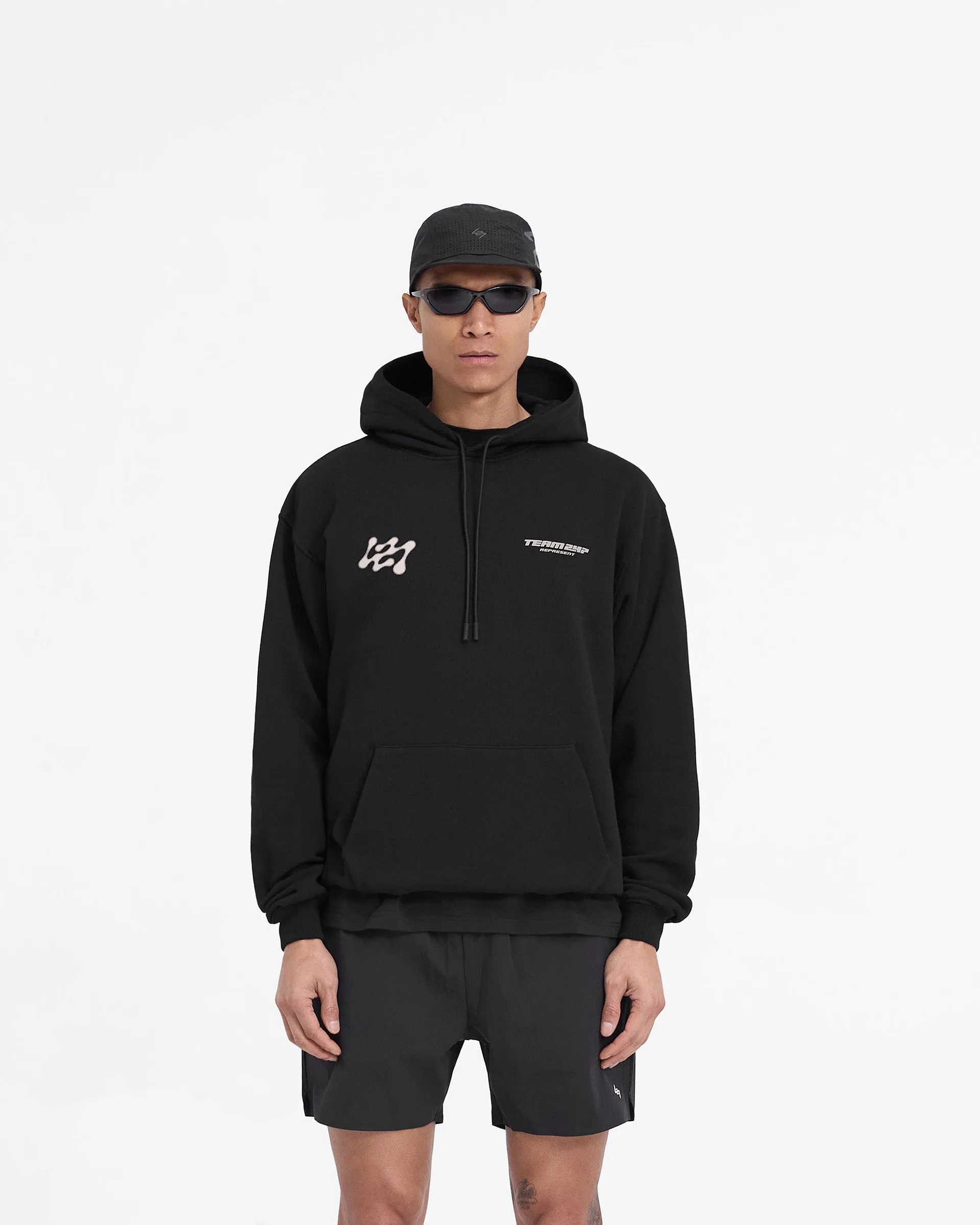 Fall 247 Future Terrains Oversized Hoodie - Black