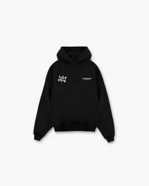 Travel Bold 247 Future Terrains Oversized Hoodie - Black