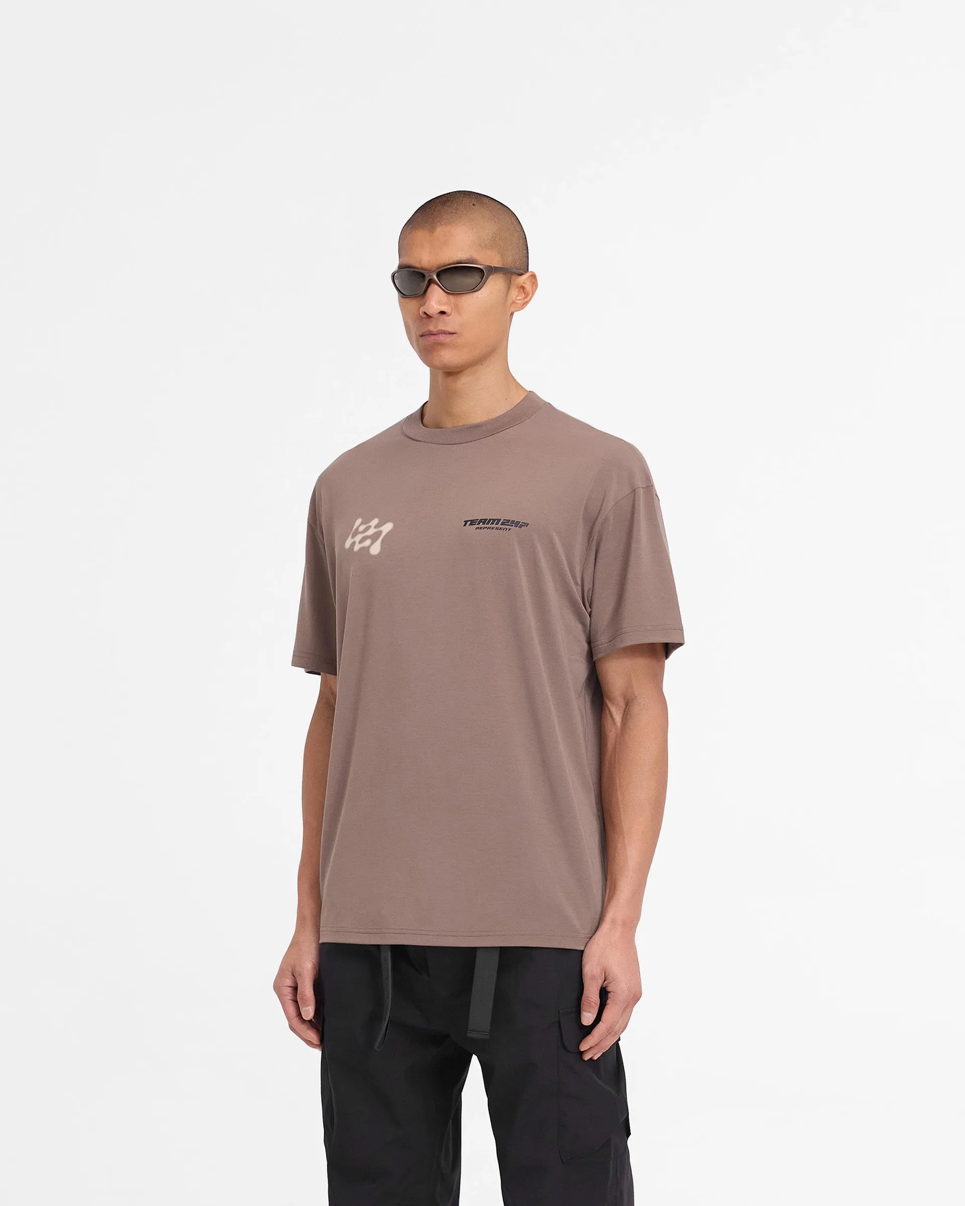 247 Future Terrains Oversized T-Shirt - Umber Sublimation Resistant Fabric EnhancedDurabilityFinish