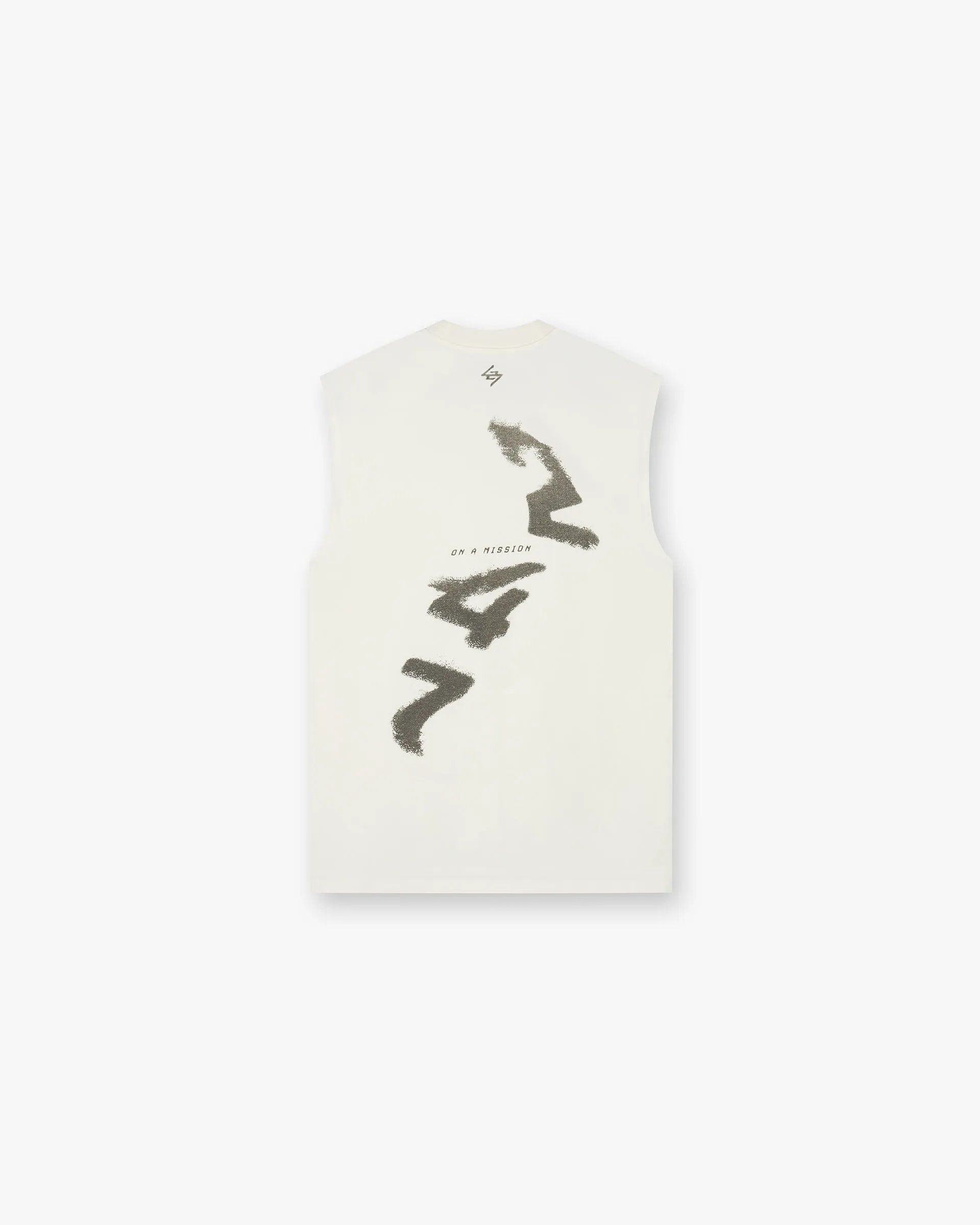 Floral Pattern Holiday Outfit 247 Motion Oversized Tank - Flat White