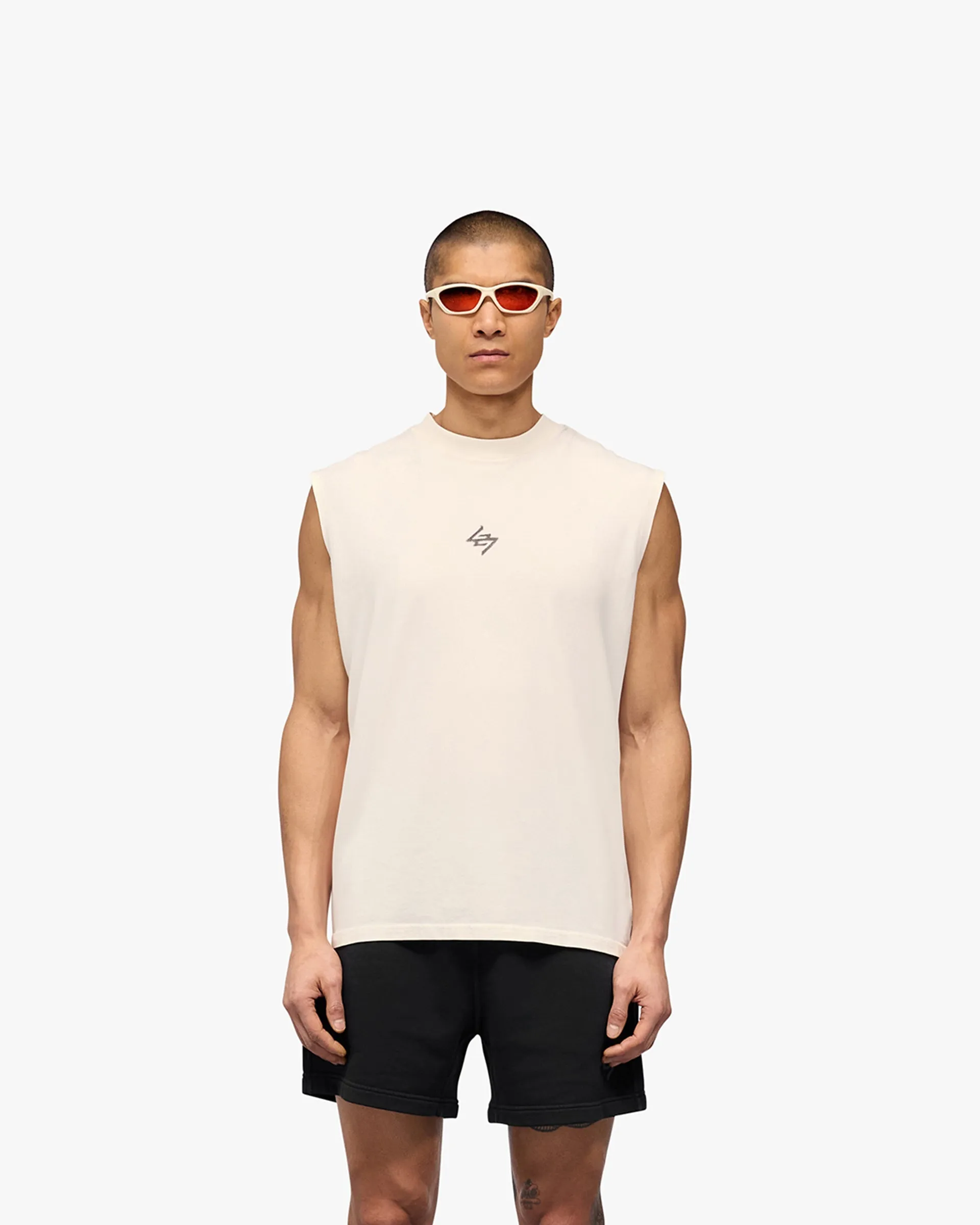 Sleek Fit Wear 247 Motion Oversized Tank - Flat White