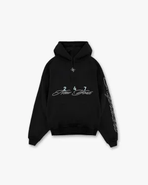 247 New York Hoodie - Black Daily Minimal Seasonal Fashion