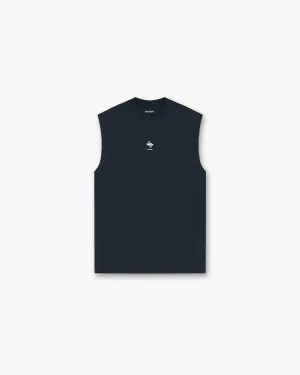 247 Oversized Tank - Navy Sustainable Dye Process