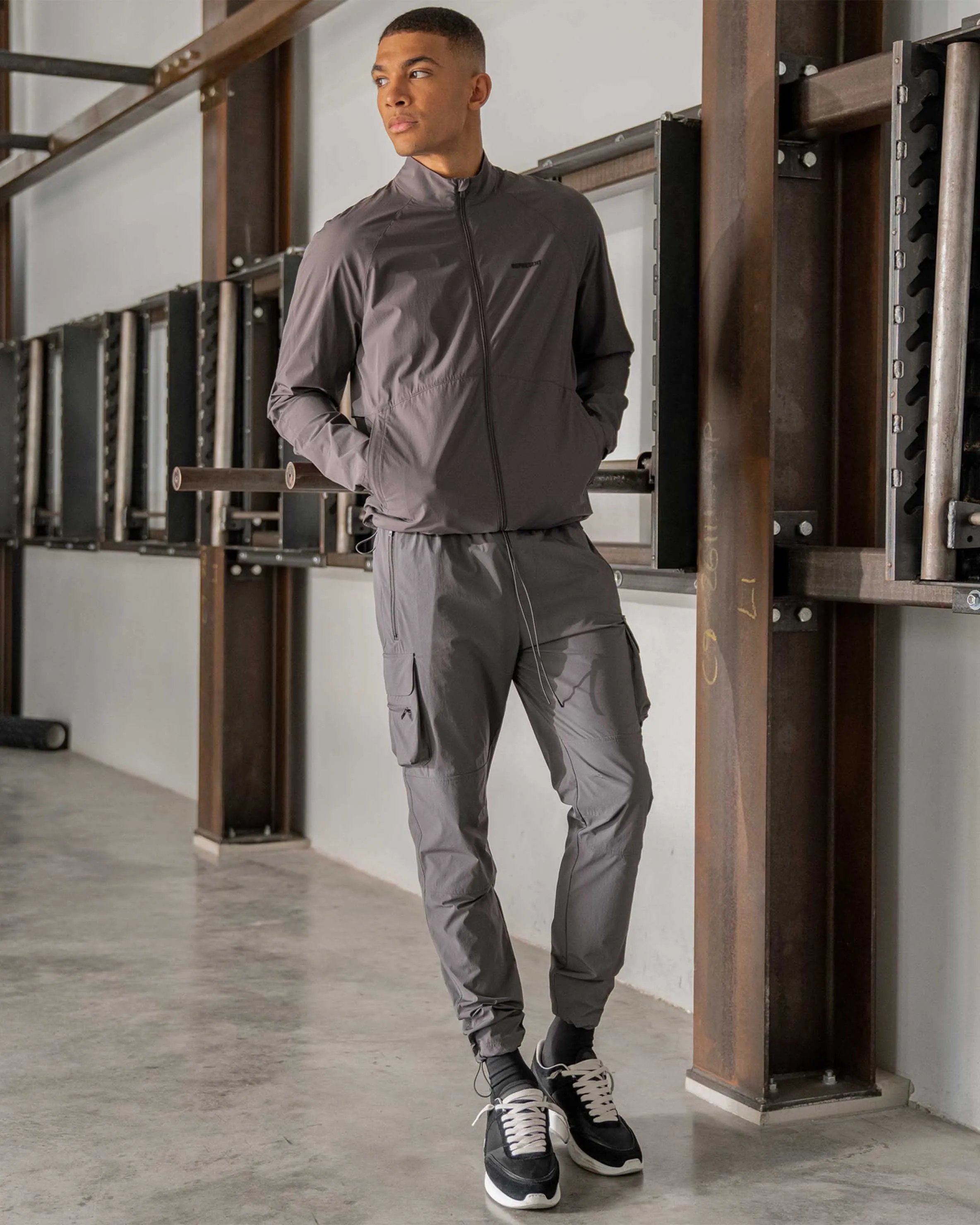 247 Pant - Grey AdjustableDrawstring Comfortable Look