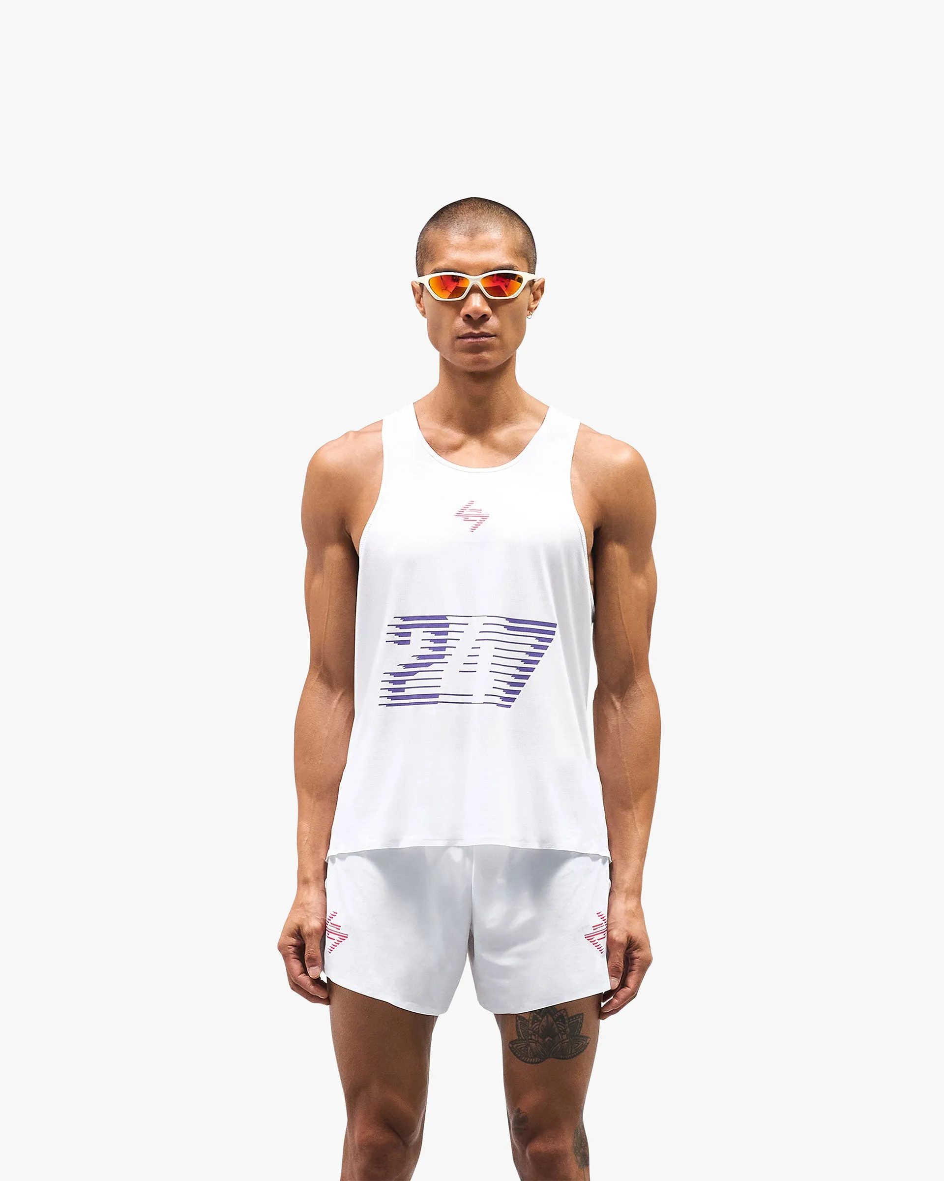 247 Race Marathon Vest - White Sustainable production