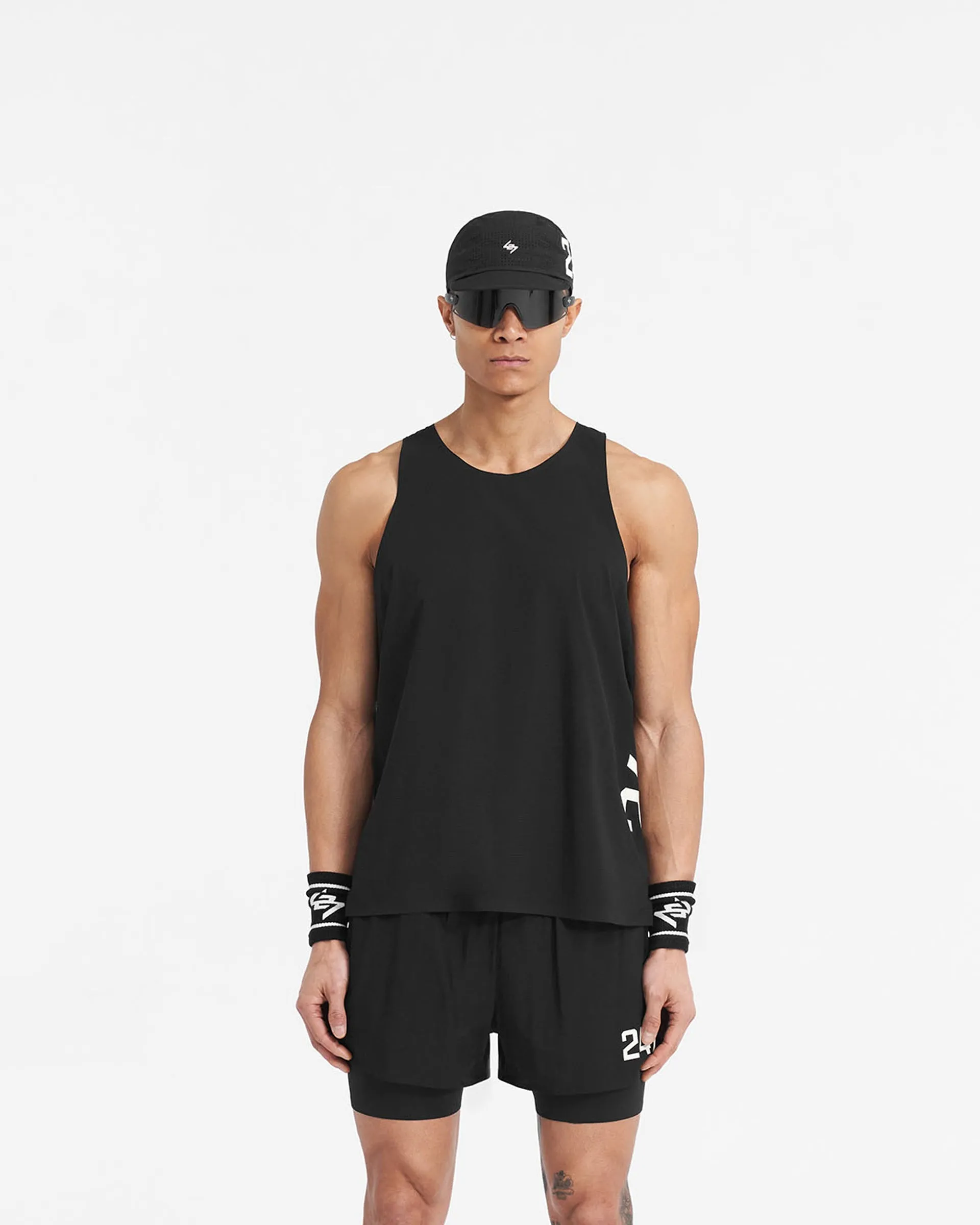 Layer-Friendly Weekend Fashion 247 Singlet - Jet Black