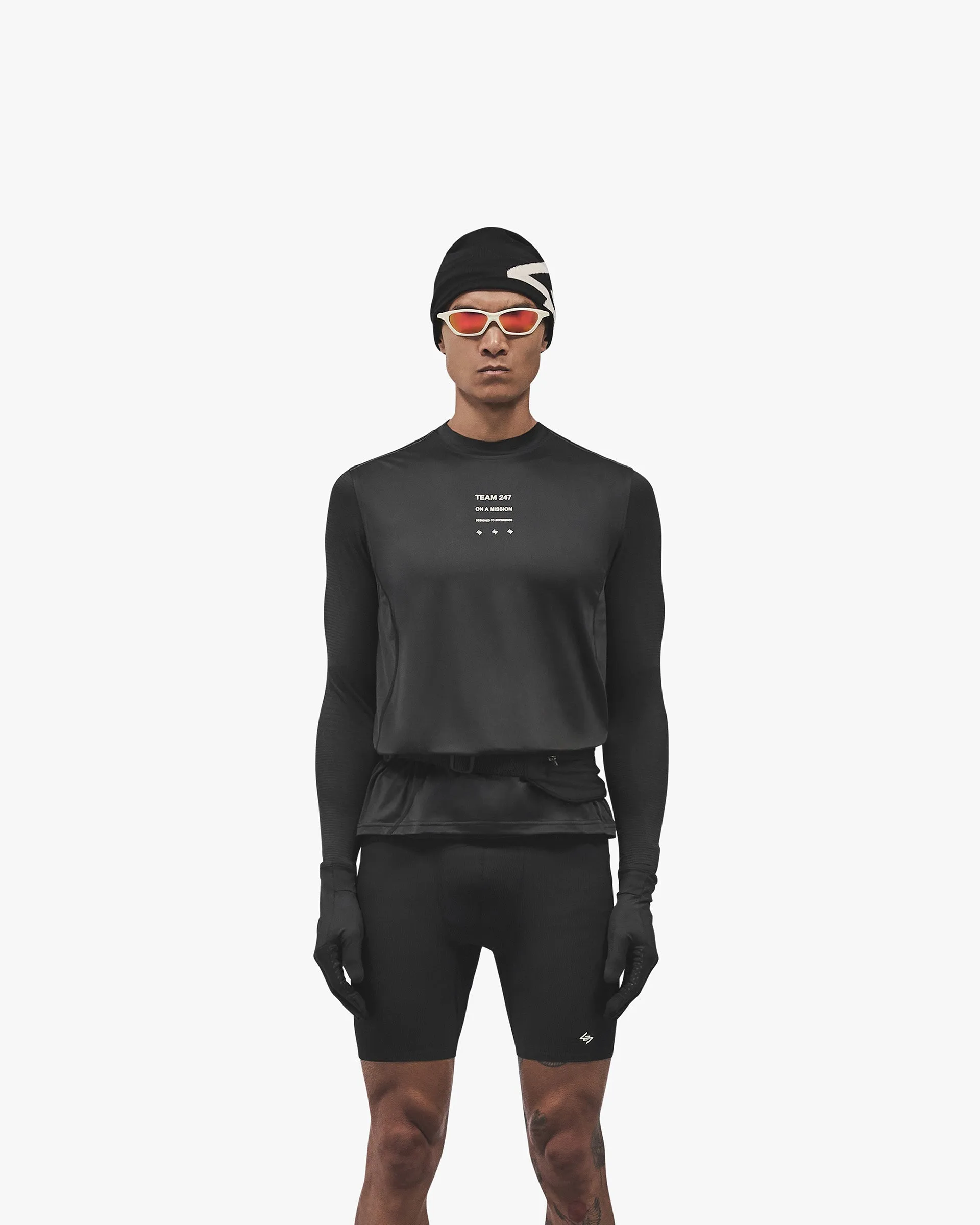 Breathable Cotton Fabric Breathable Fit Wear 247 Trail Tank - Black