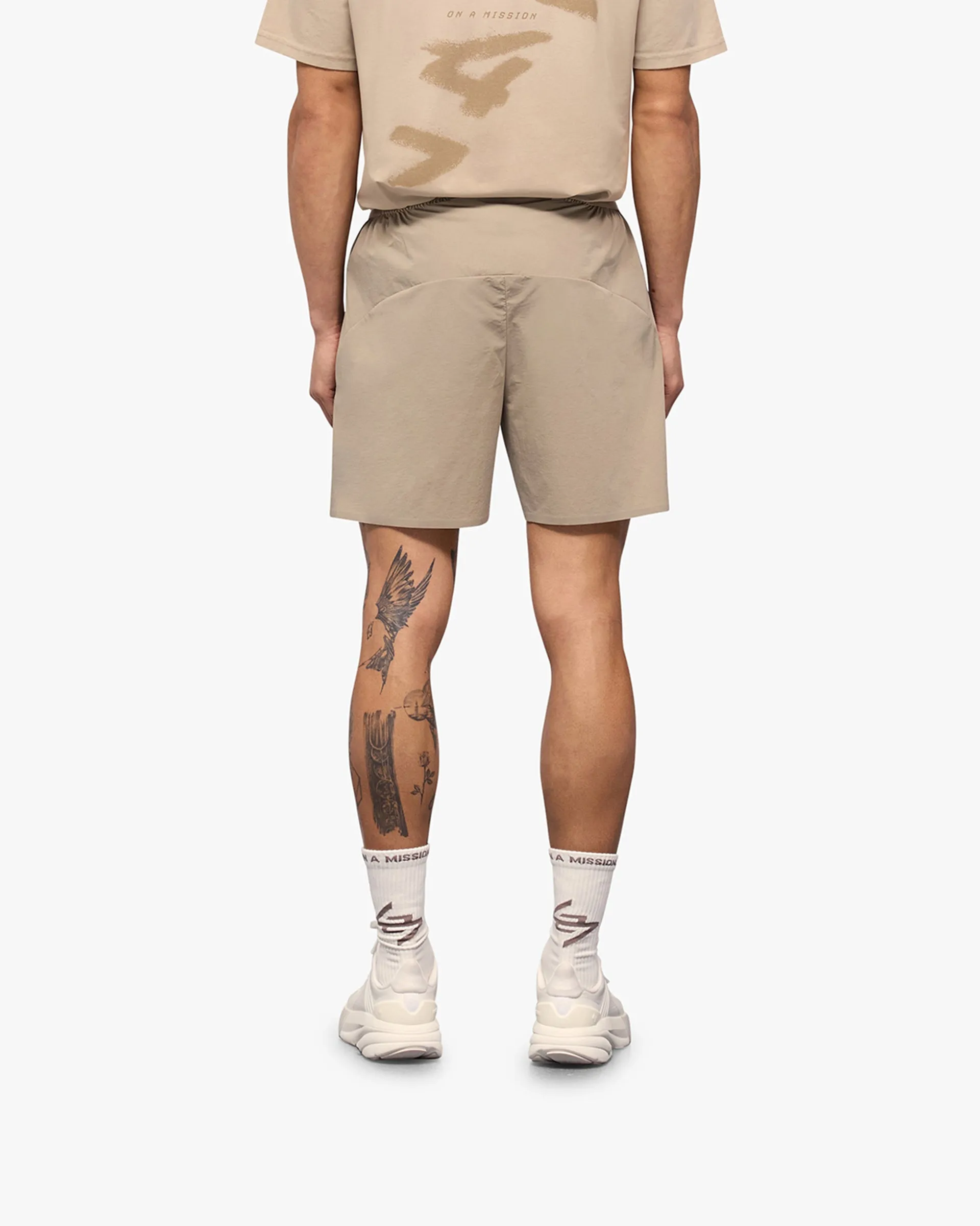 247 Training Shorts - Pebble entertainment industry