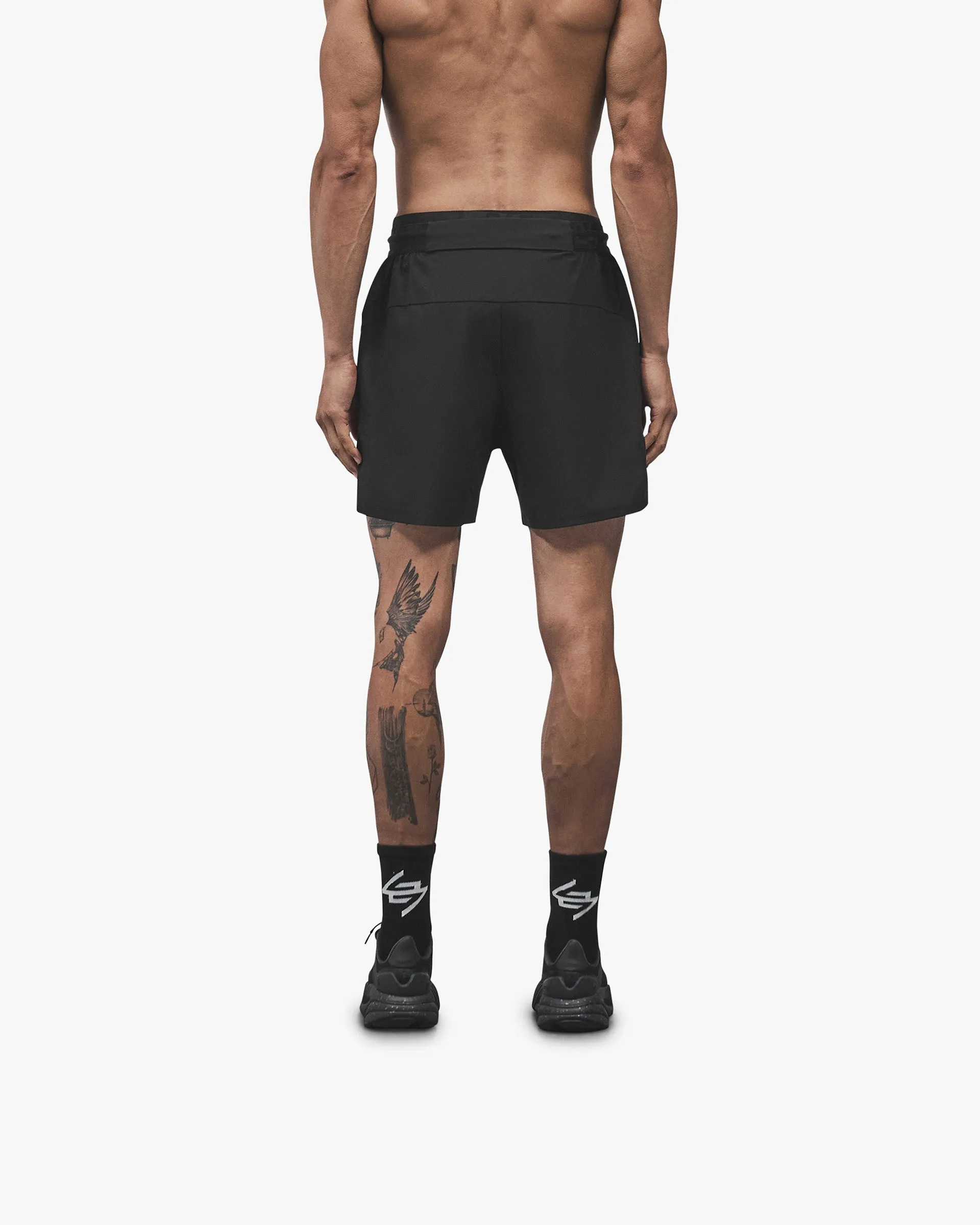 247 Trek Shorts - Black Easy Stretch Fit