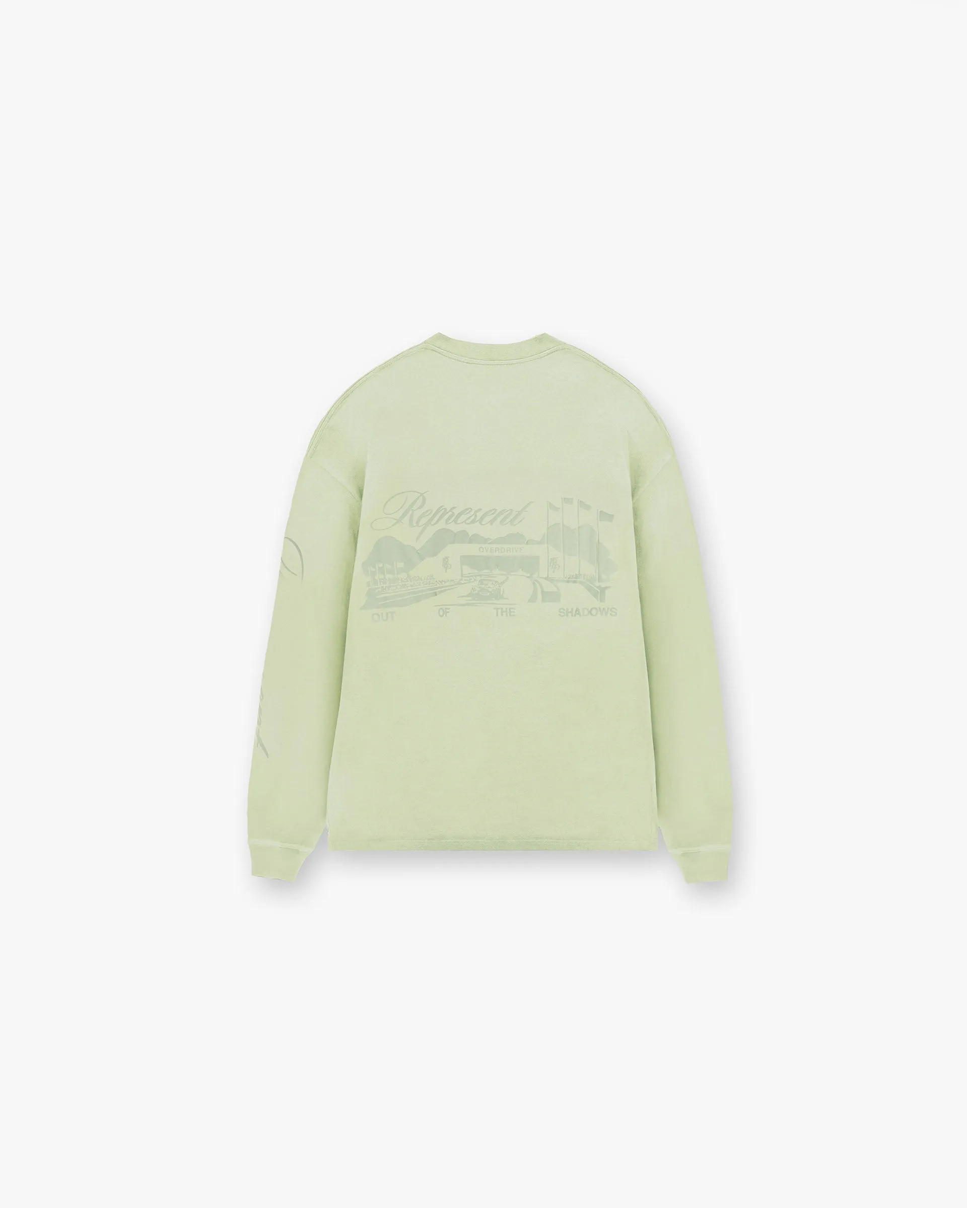 Light Casual Raceway Long Sleeve T-Shirt - Matcha