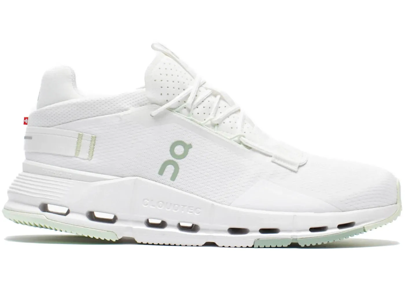 On Running Cloudnova 2 White Sage Zero Drop Profile