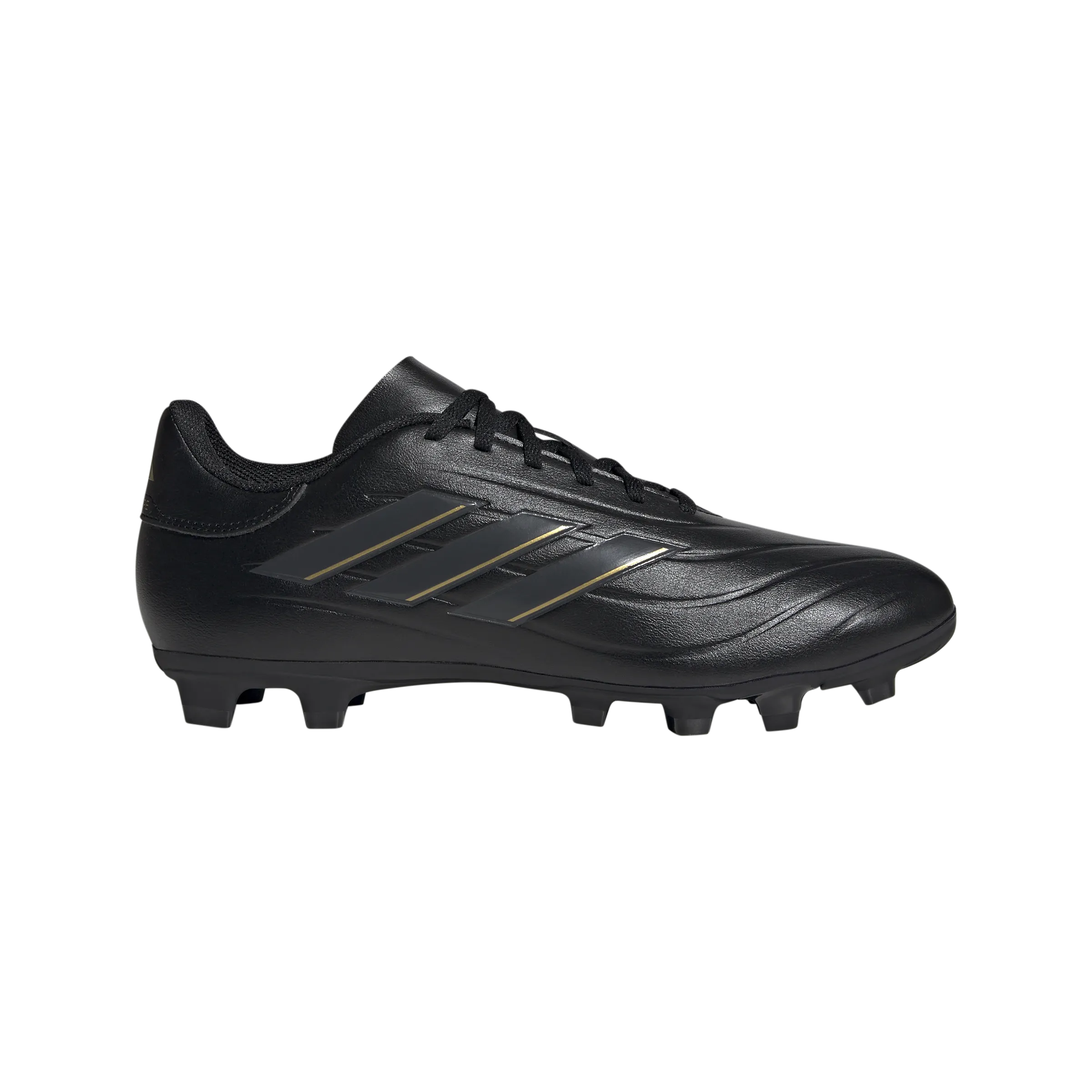 adidas Copa Pure 2 Club Flexible Ground Soccer Cleats | Core Black-Carbon-Gold Metallic | Men's Flexible kids' shoes