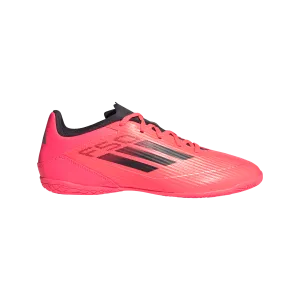 adidas F50 Club Indoor Soccer Shoes | Turbo-Aurora Black-Platinum Metallic | Men's Running Performance club sports