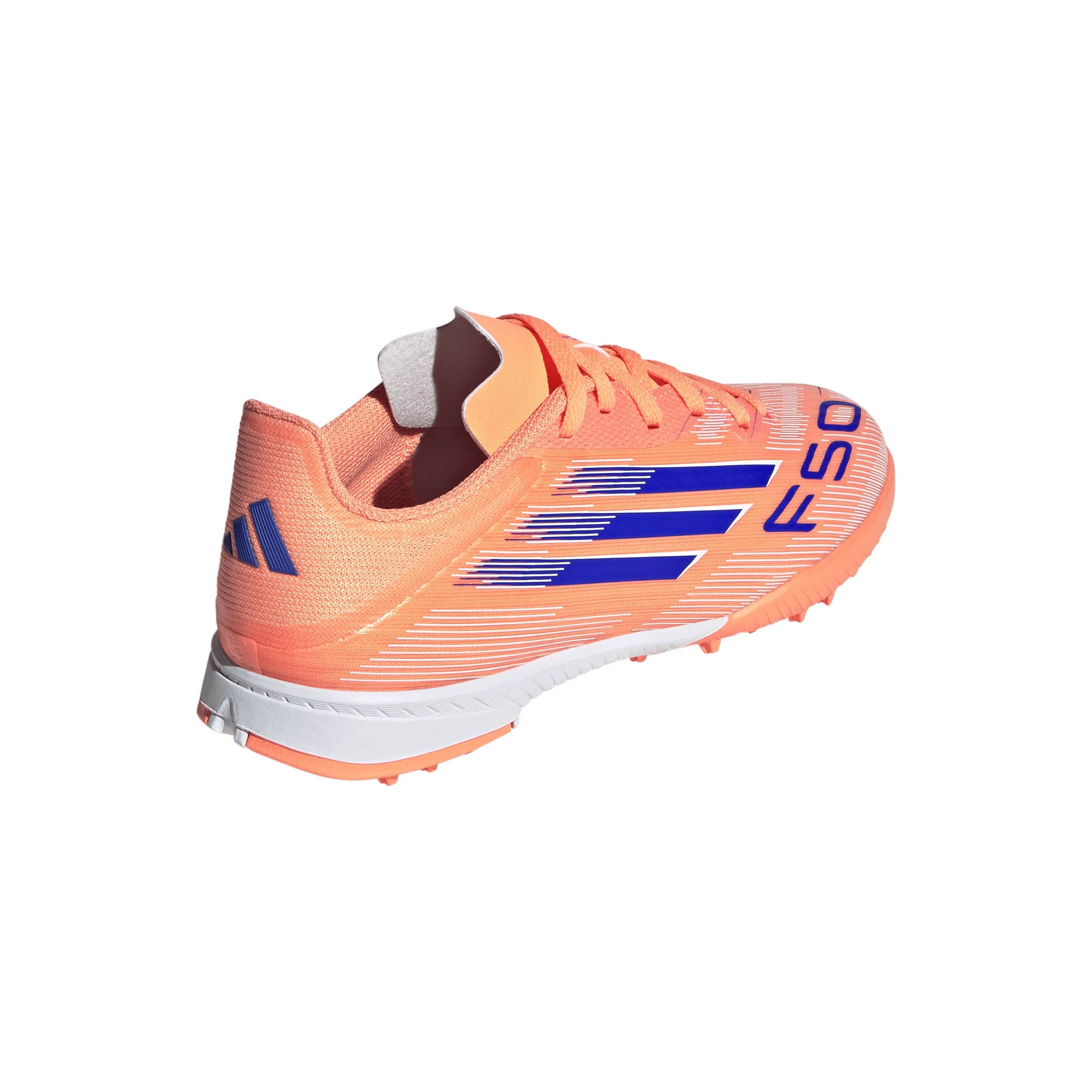 Adidas F50 League TF J - Coral Blaze Pack Impact Diffusing Padding Night - visible shoes