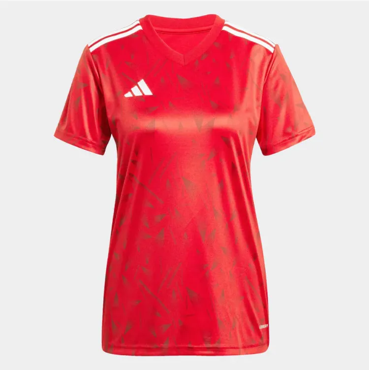 adidas Ladies Team Icon 25 Jersey Training Wear Double Stitched Hem