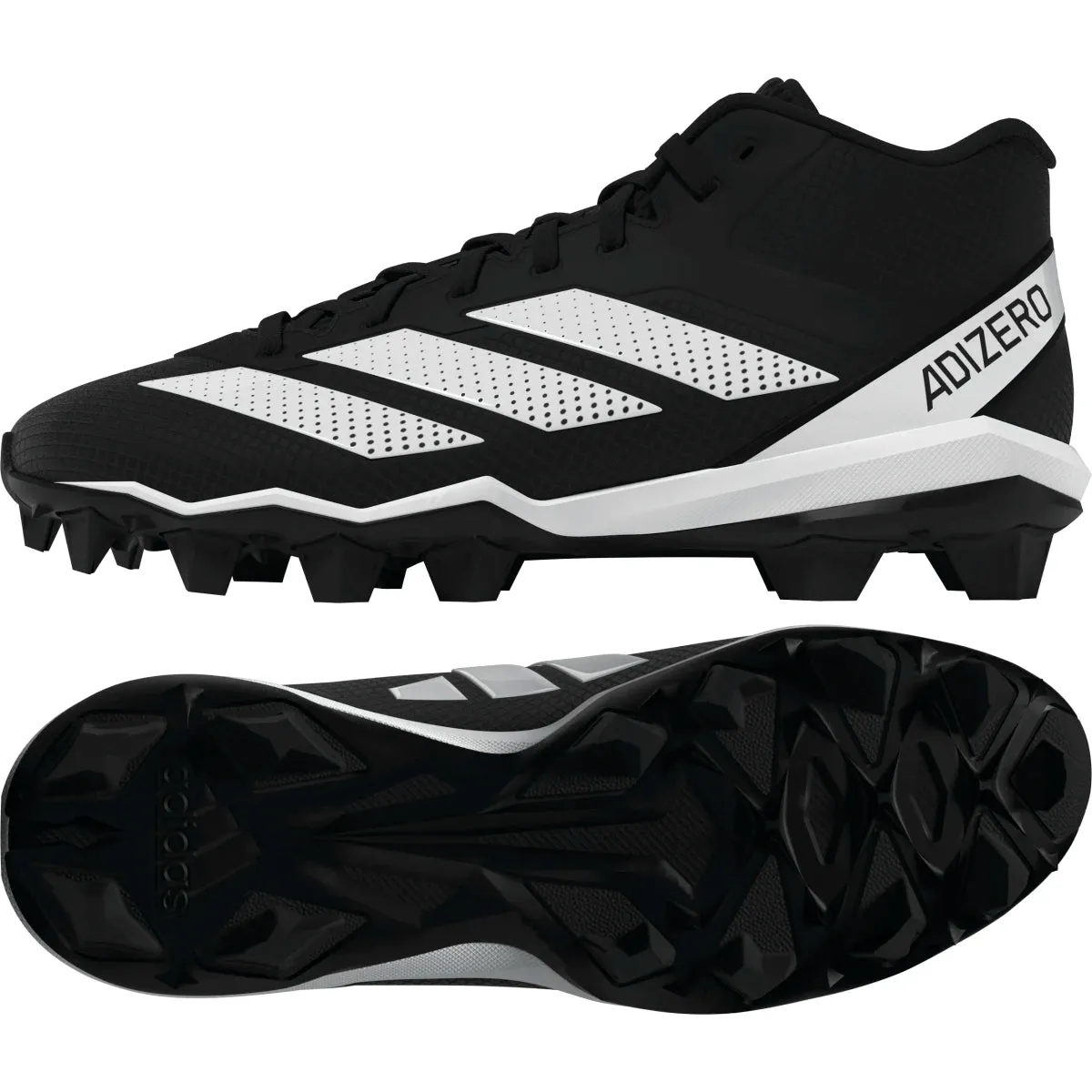 adidas Men's Adizero Impact.2 Molded Rubber Football Cleats players with flat feet Flexible Midsole Design