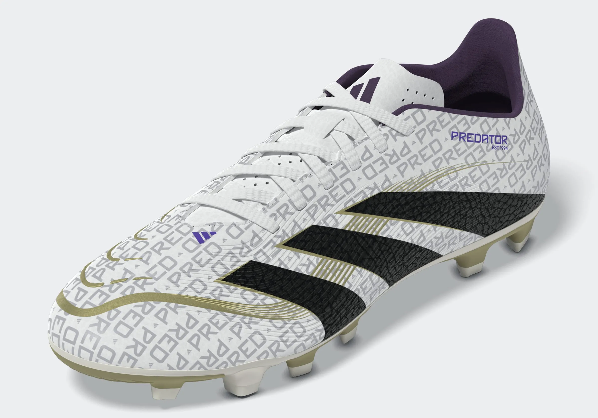 underwater - diving - reef shoes adidas Predator Club Flexible Ground Boots | White-Black | Men's
