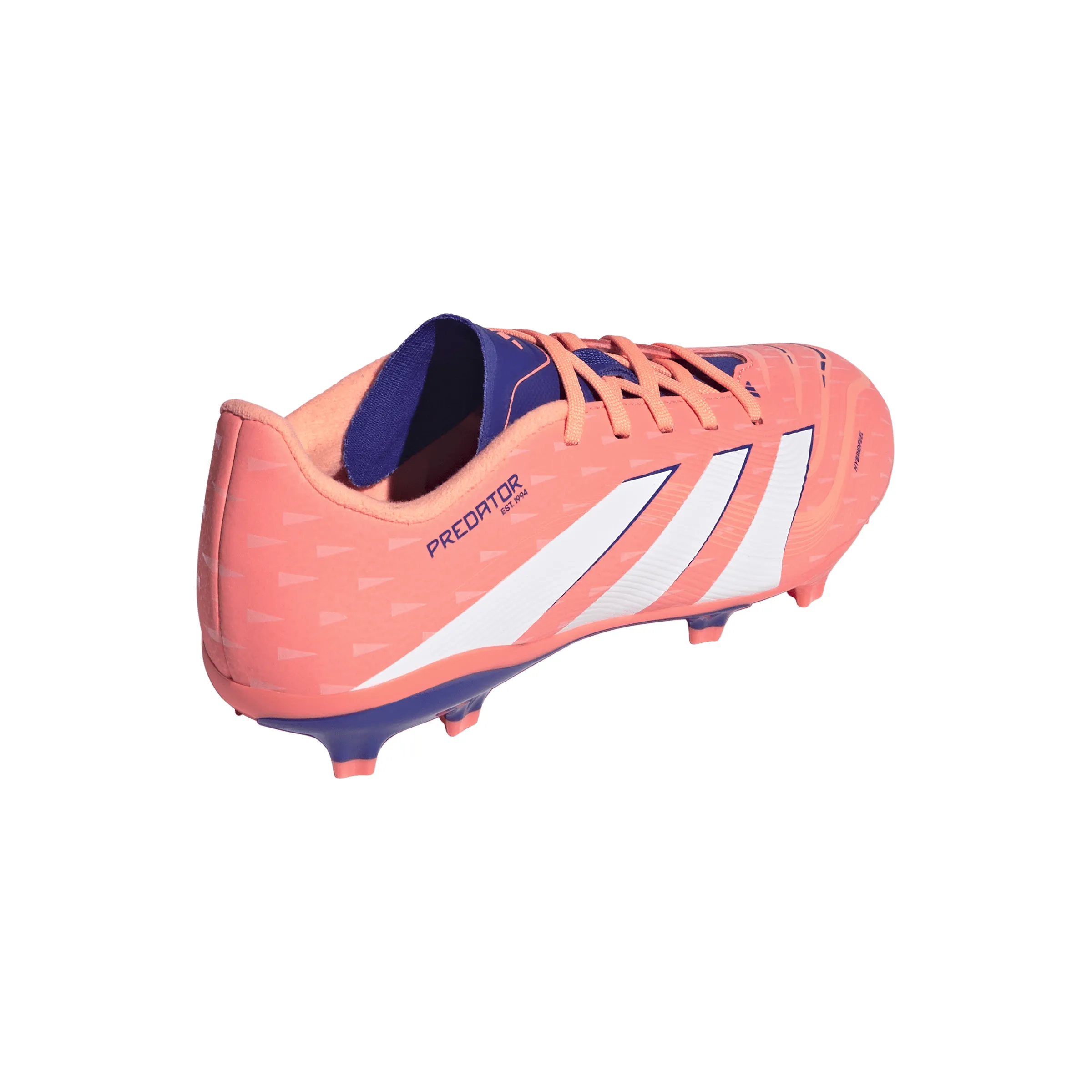 Vegan kids' shoes wide - sole shoes Adidas Predator League FG J - Coral Blaze Pack