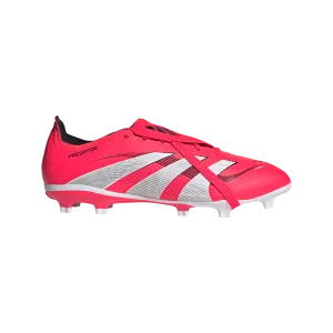 adidas Predator League Fold-Over Tongue Firm/Multi-Ground Soccer Cleats | Lucid Red-Cloud White | Men's park play