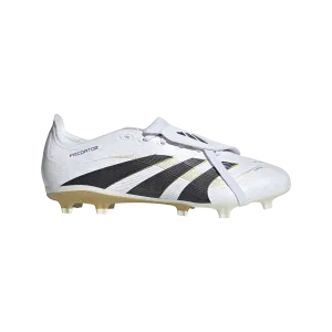 adidas PREDATOR LEAGUE FT Firm Ground/Multi-Ground Soccer Cleats | FTWR White-Core Black-Gold Metallic | Men's water - resistant shoes