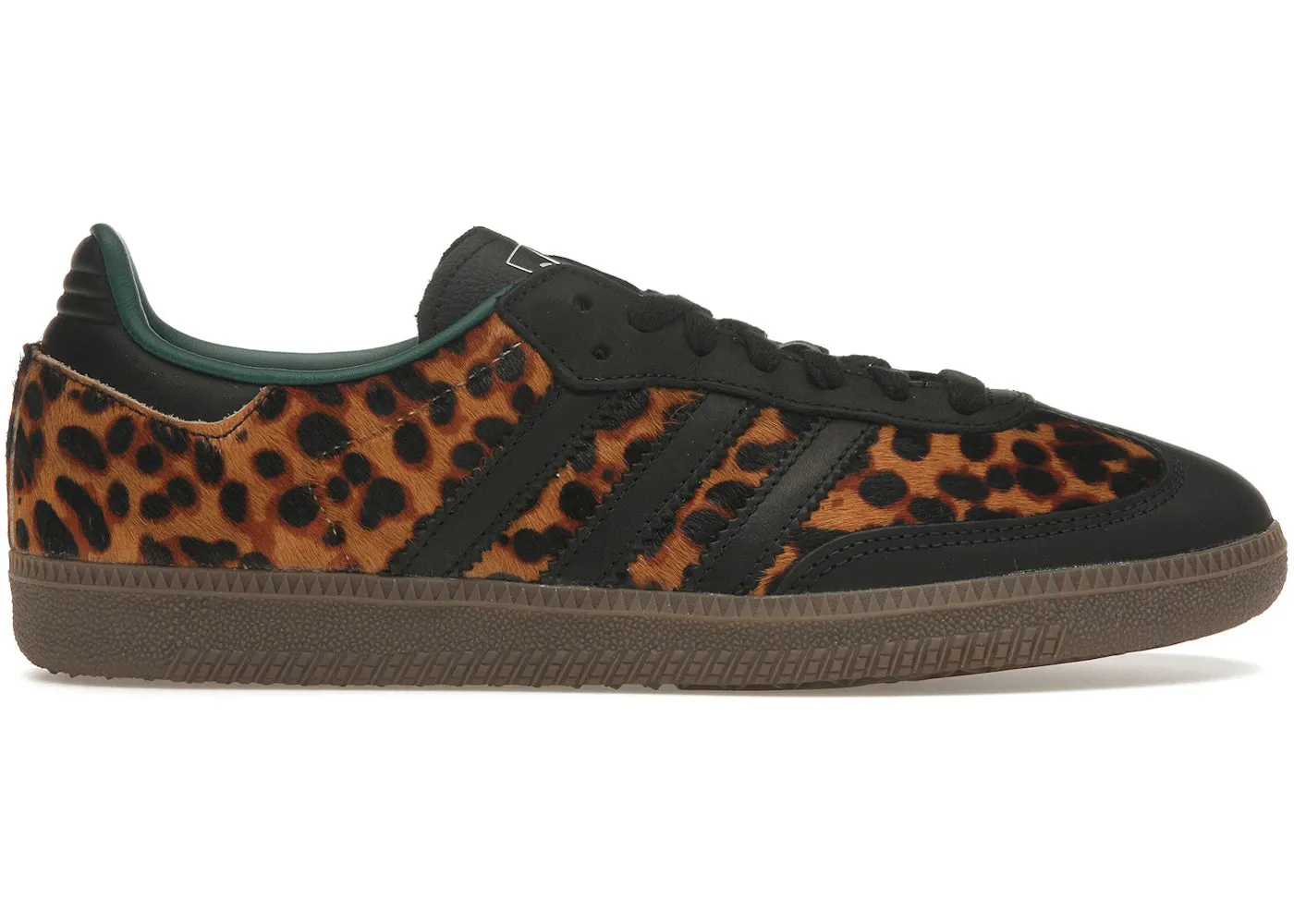 Urban Movement Adidas Samba Og Black Green Leopard (Women'S)