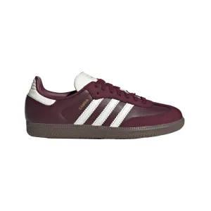 Comfortable Elastic Wear Adidas Samba OG Maroon Off White Gum W
