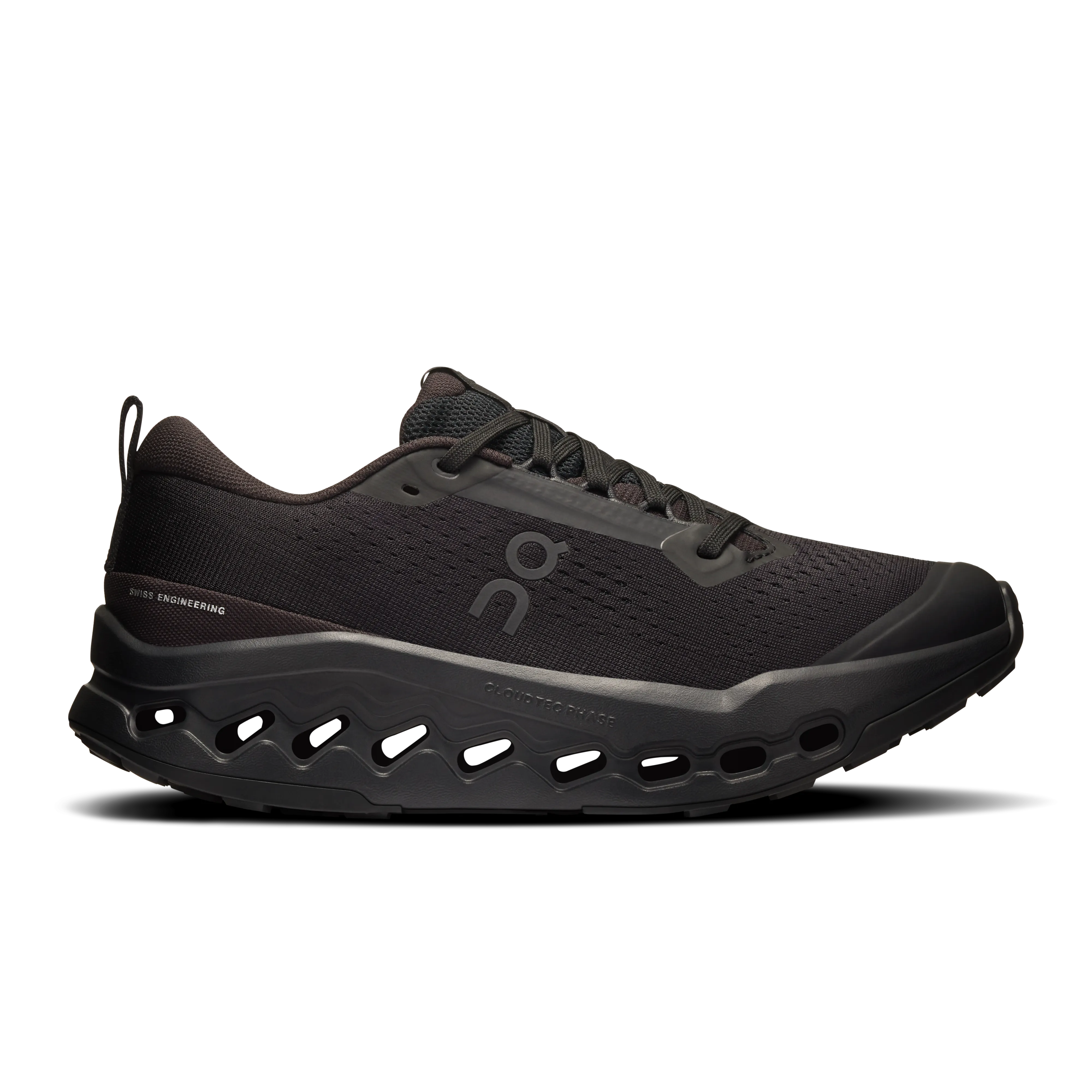 On Running Cloudsurfer Trail 2 Black (Women'S) mountain - climbing running shoes