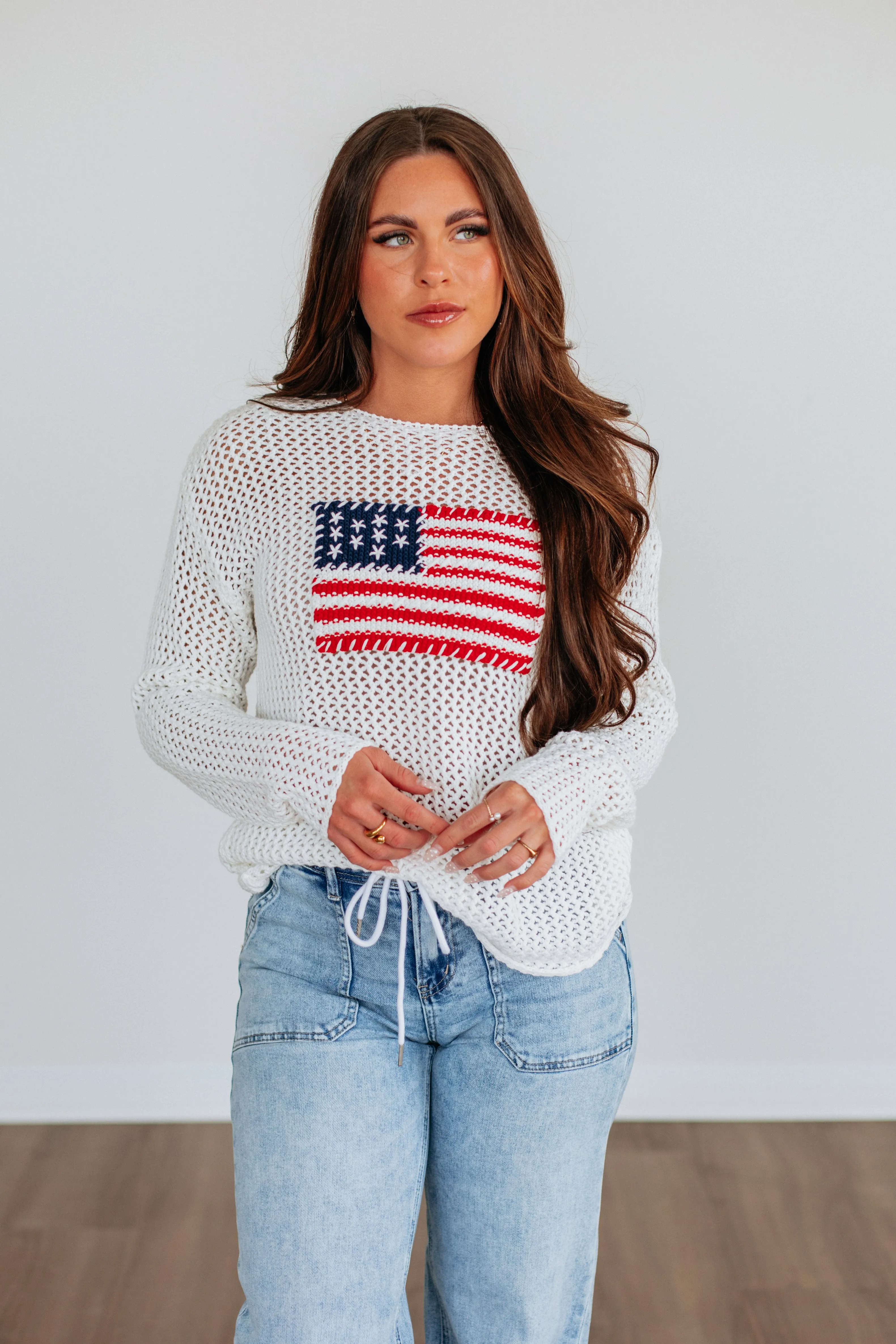 All-American Dreams Sweater Fresh Casual Wear Walk In Park