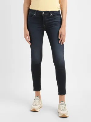 Eco Conscious Denim Women's 711 Blue Skinny Fit Mid Rise Jeans