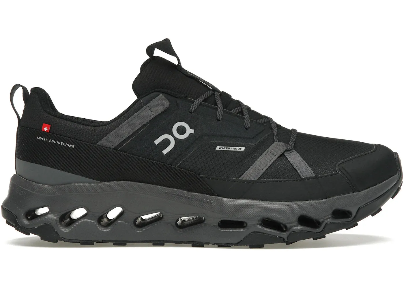 On Running Cloudhorizon Waterproof Black Eclipse heel - support shoes