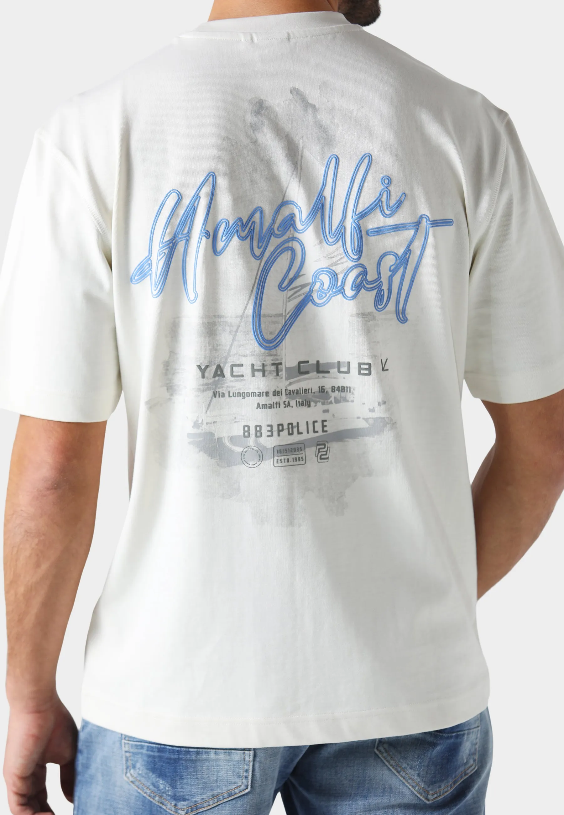 Amalfi Bone White T-Shirt Minimal Comfort Active Outfit