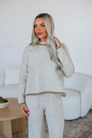 Amberly Knit Top Sweater Knit