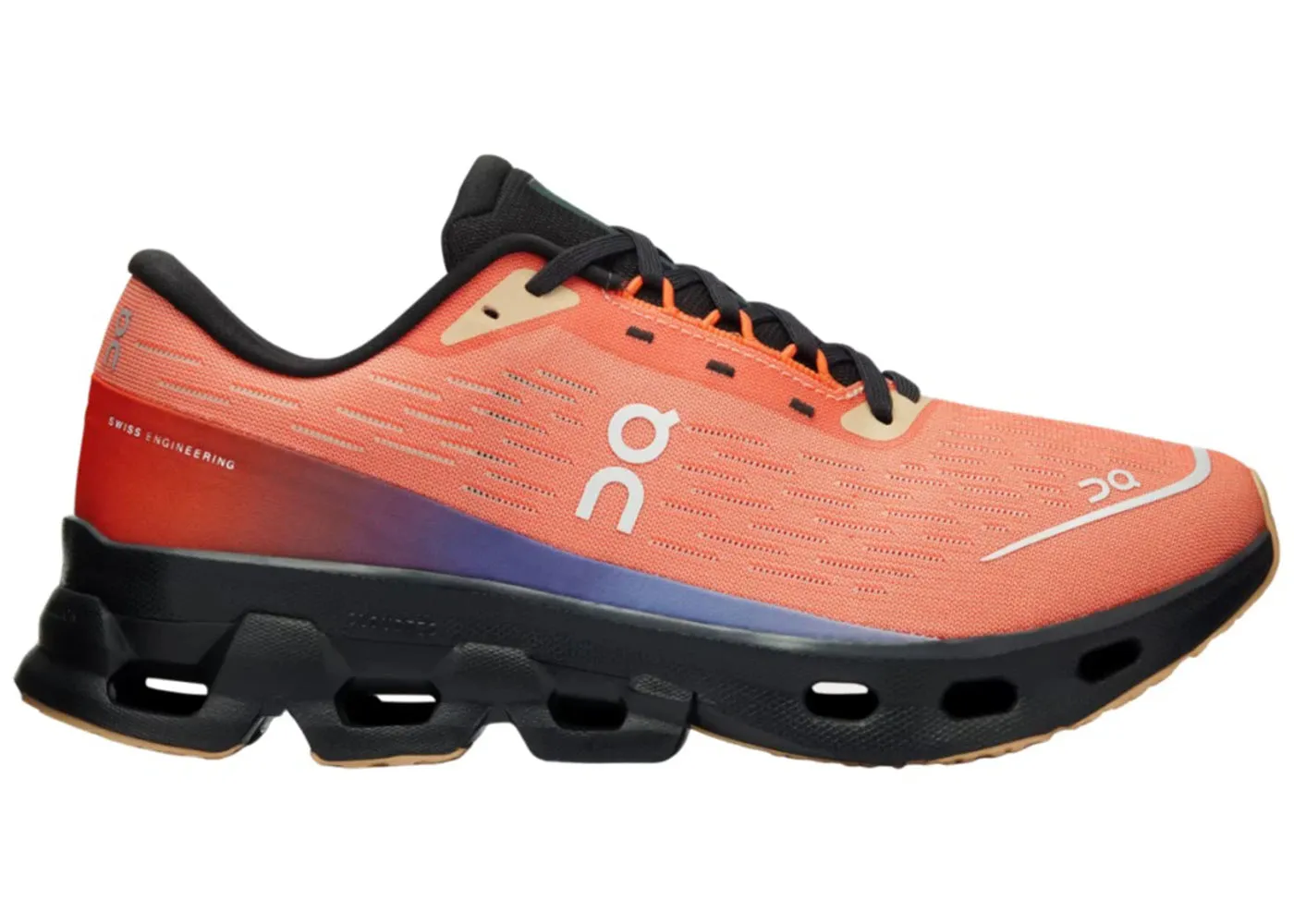 gel - filled - feature shoes running for a way to stay inspired On Running Cloudspark Flame Black (Women'S)