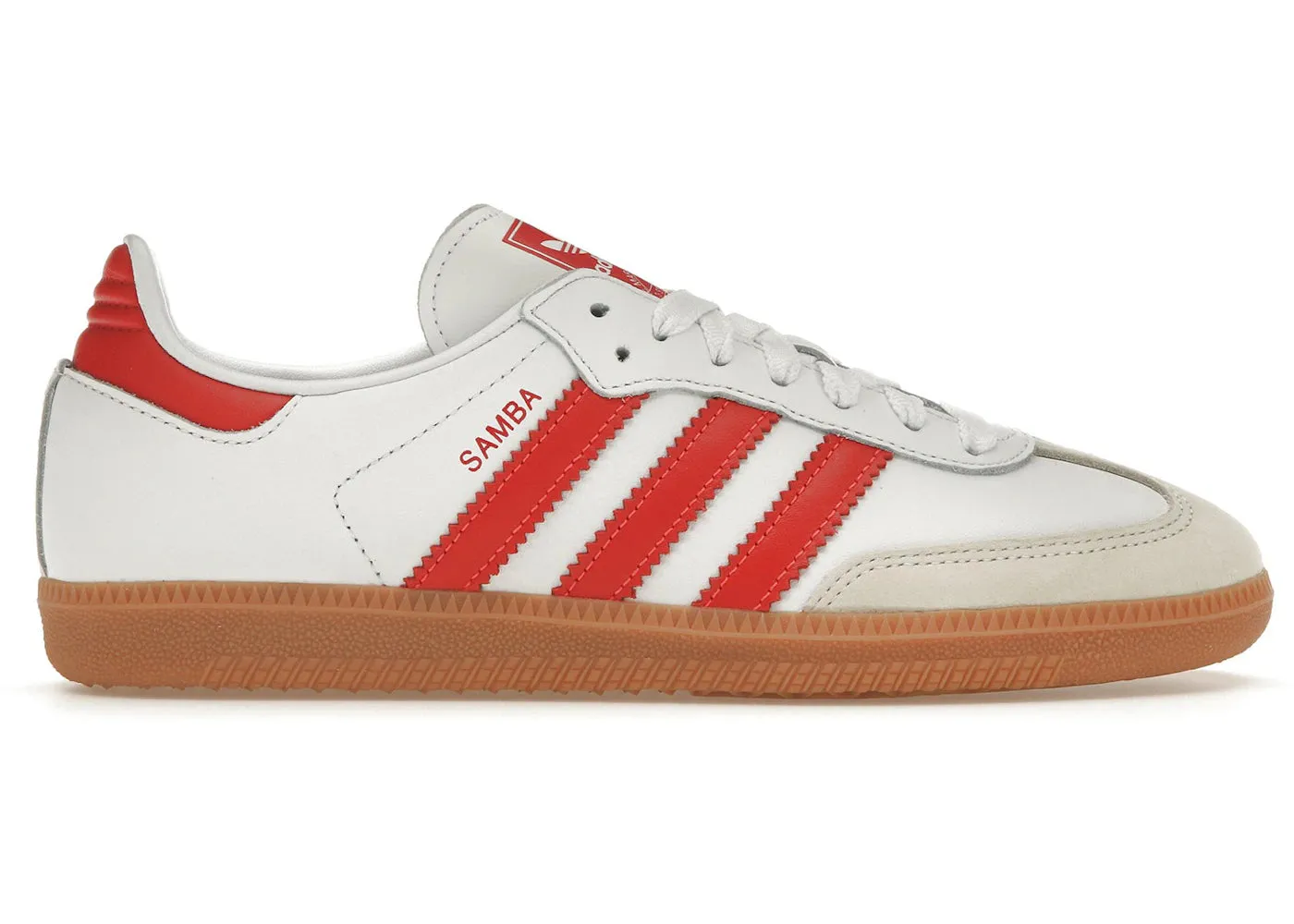 Adidas Samba Og White Solar Red Gum (Women'S) Ultimate Comfort Pro Style