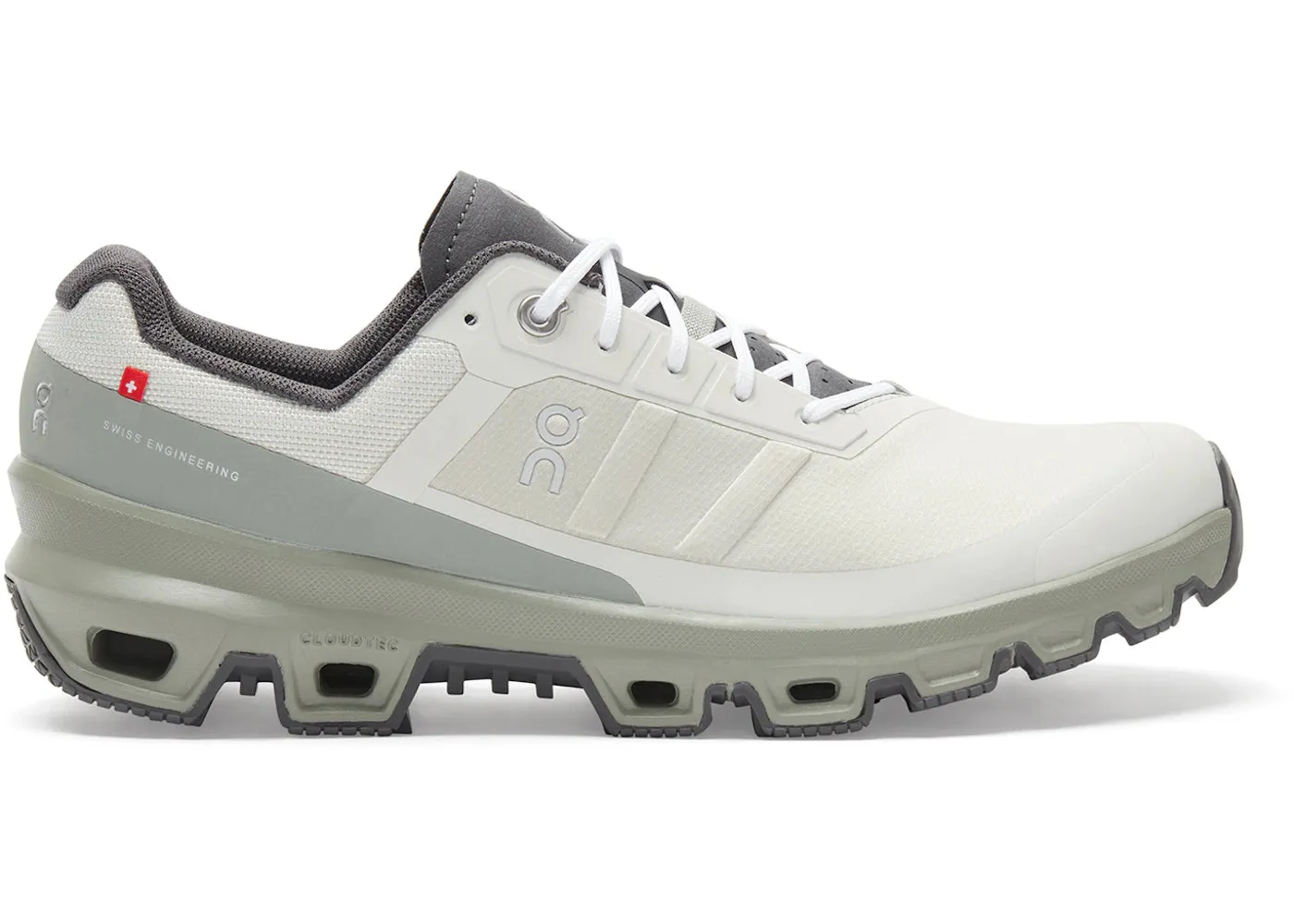 Hyperbolic Heel Cup trail - hiking running shoes On Running Cloudventure Waterproof Ice Kelp