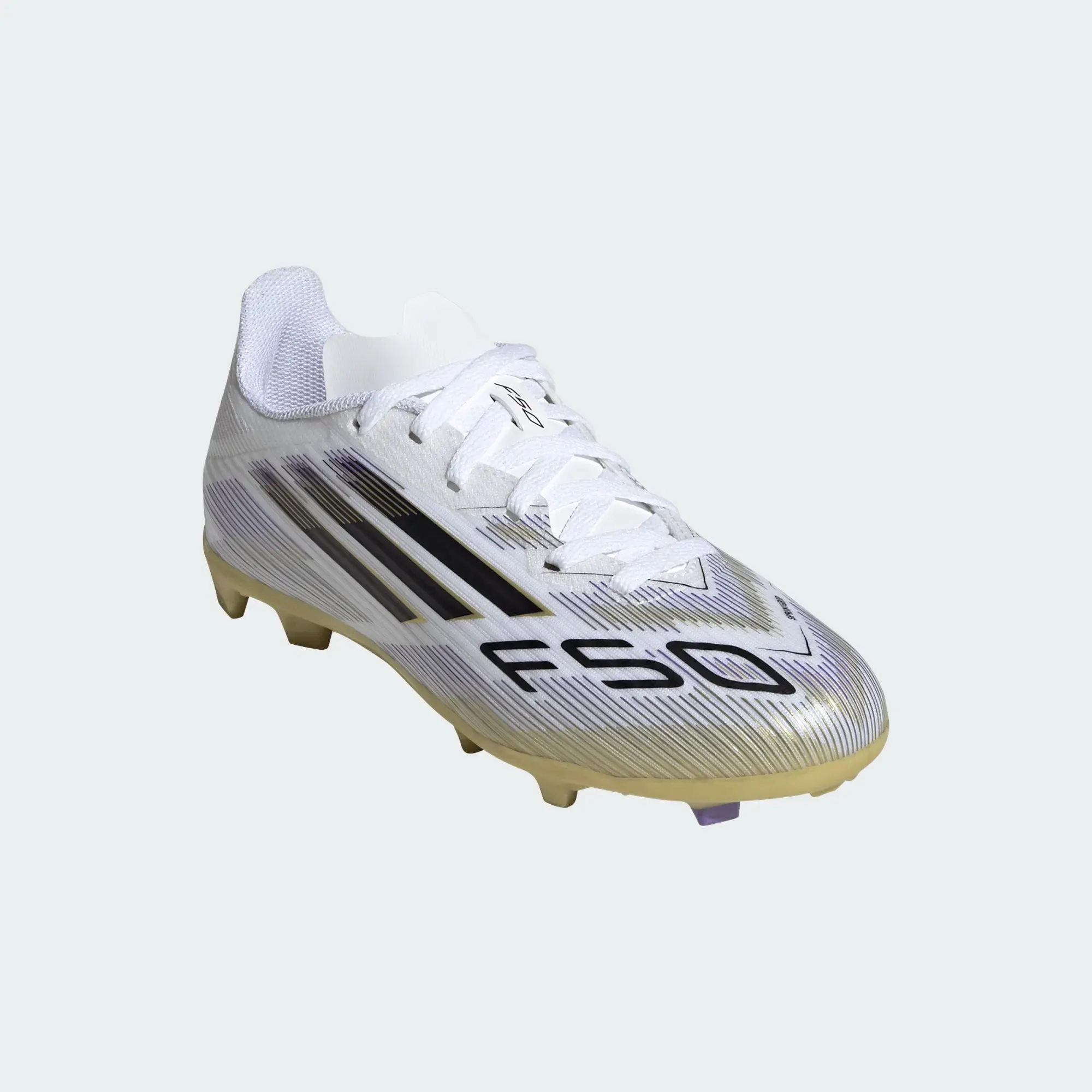 Colorful kids' shoes Abrasion Resistant Surface Adidas F50 League FG J - Road to Glory Pack