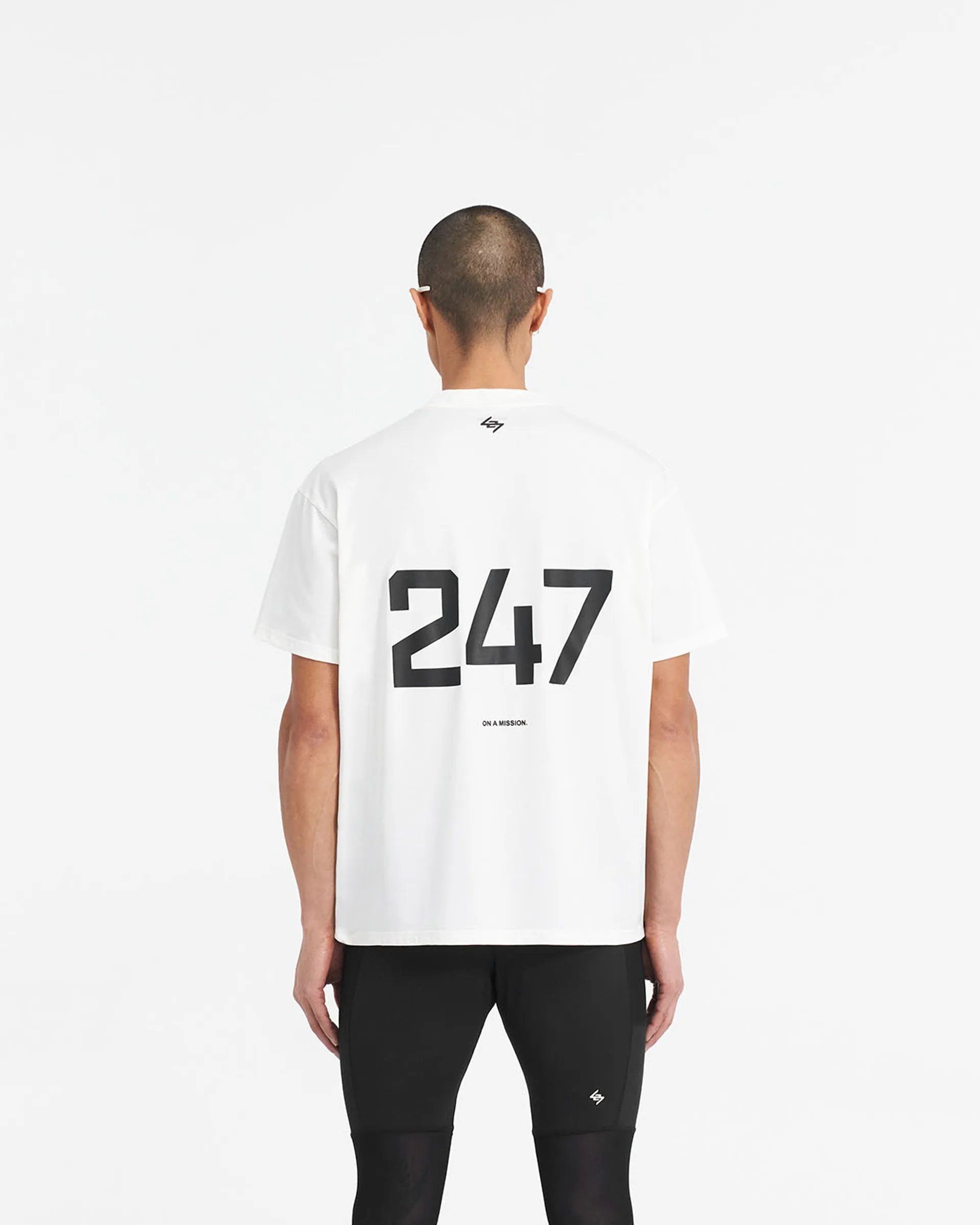 247 Oversized T-Shirt - Flat White Cozy And Warm