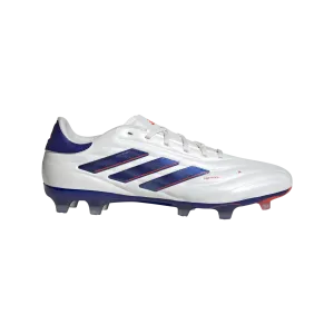 warranty Thread Reinforced Valve adidas Copa Pure 2 Pro Firm Ground Soccer Shoes | Cloud White-Lucid Blue-Solar Red | Men's
