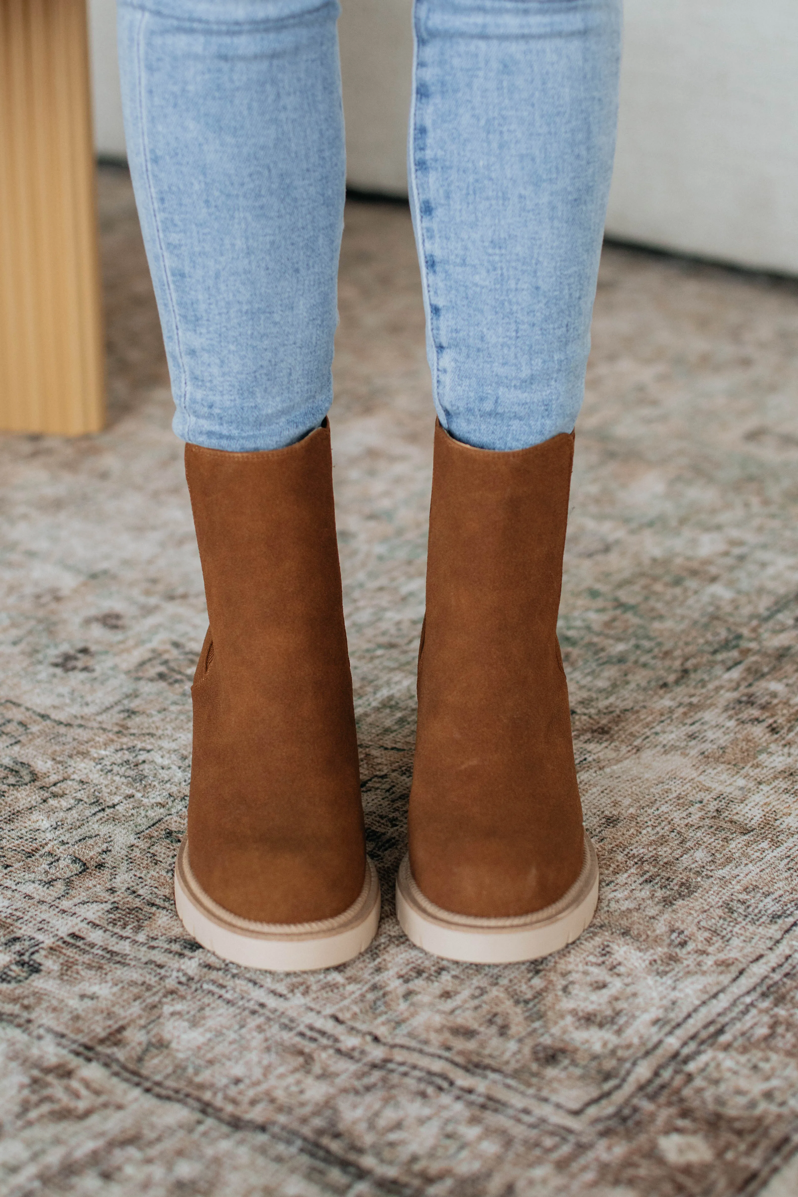 Pressure Relief Insoles Anywhere With You Boots - Cognac