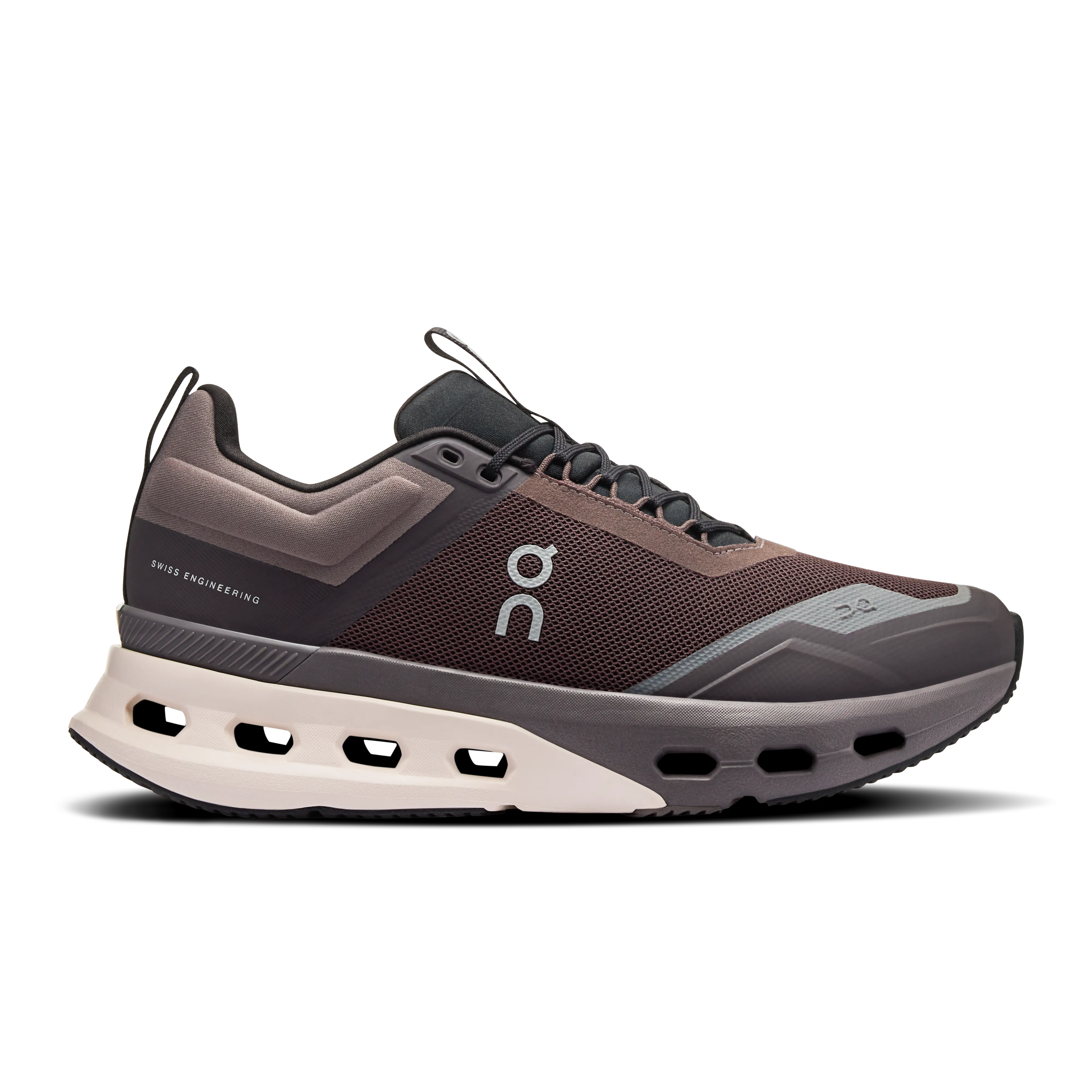 On Running Cloudnova X Pebble Black (Women'S) running accessories Cushioned Collarbone