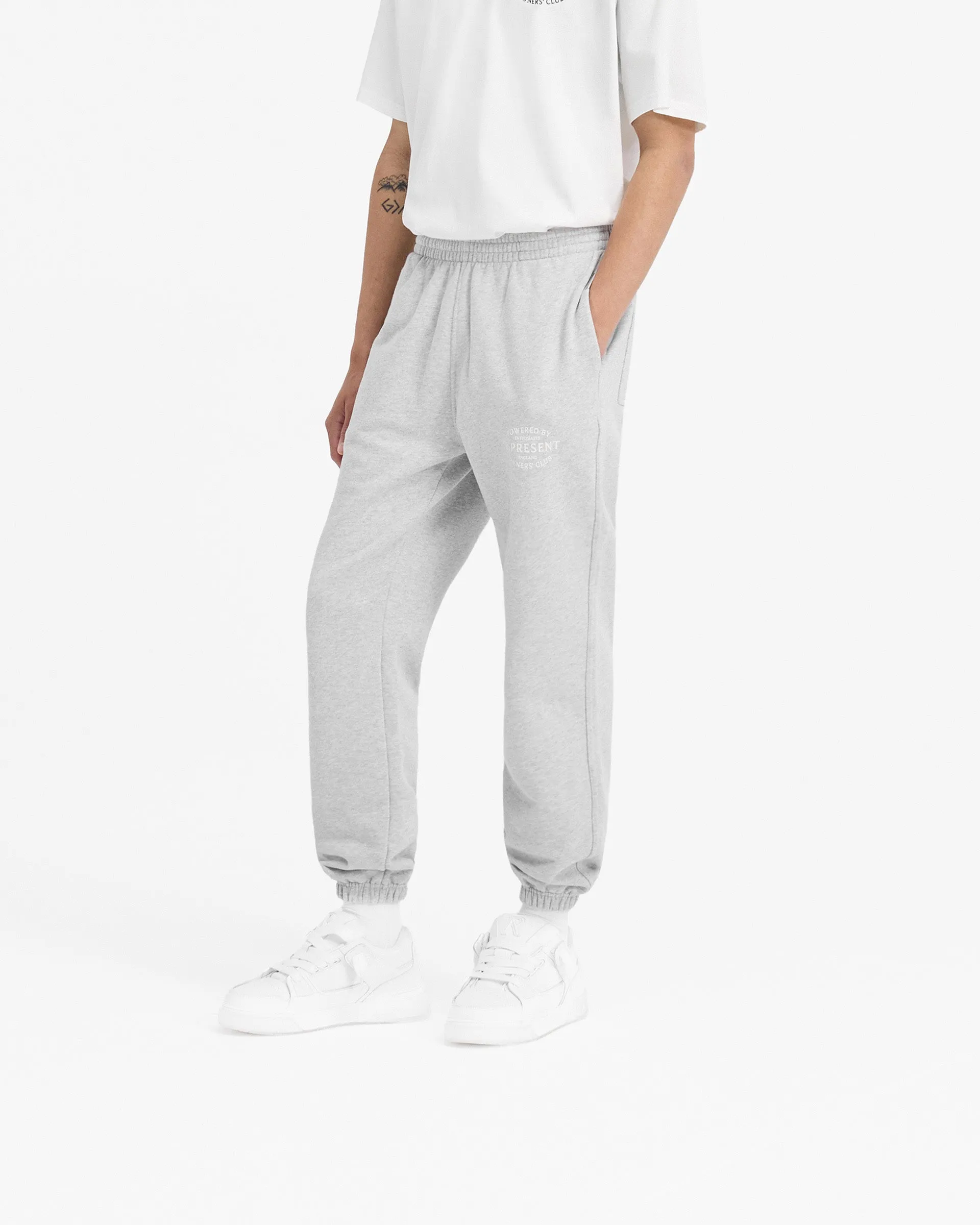 Represent Owners Club Stamp Sweatpant - Ash Grey Stretchable Fabric