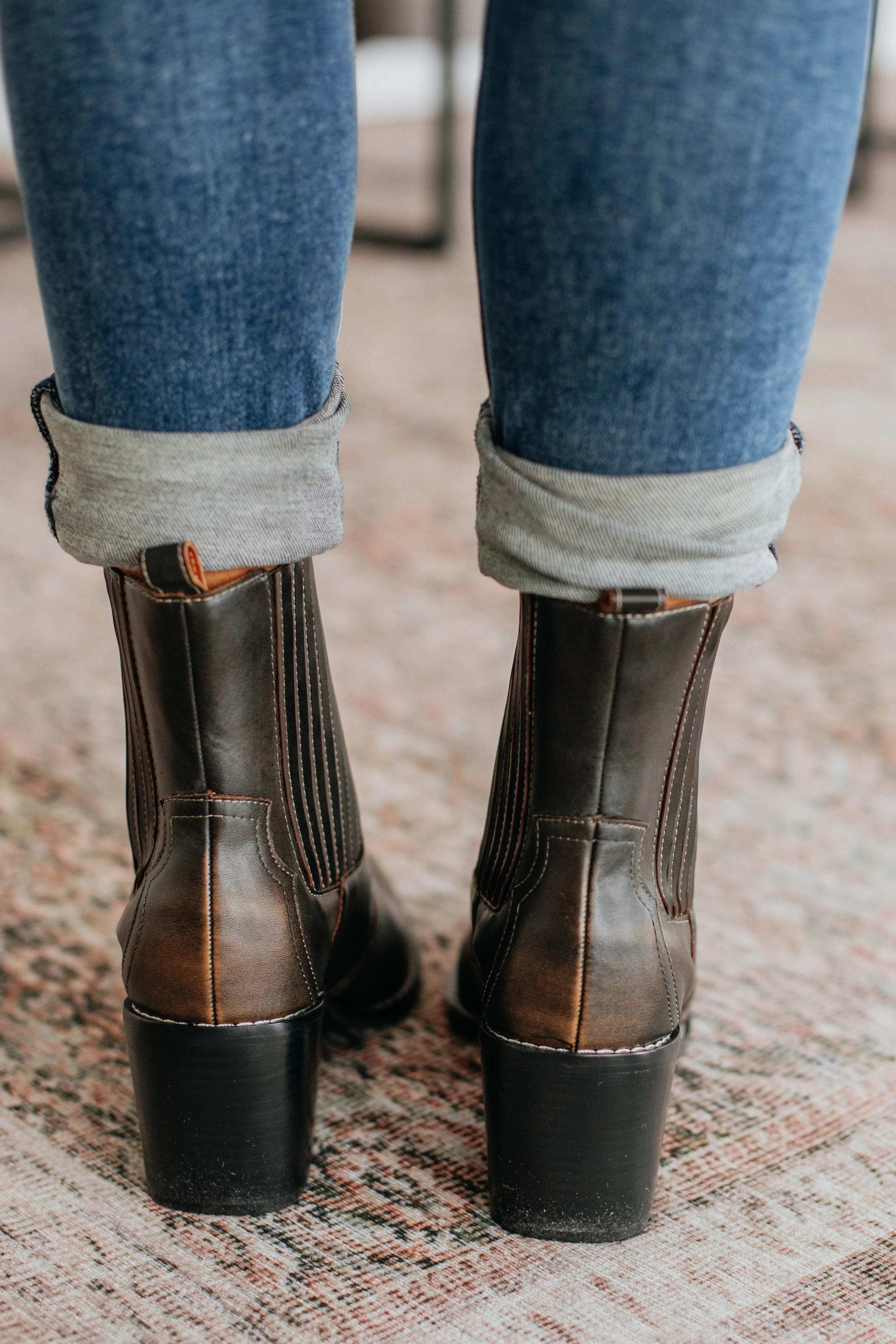 Play Mode On My Best Behavior Boots - Coffee