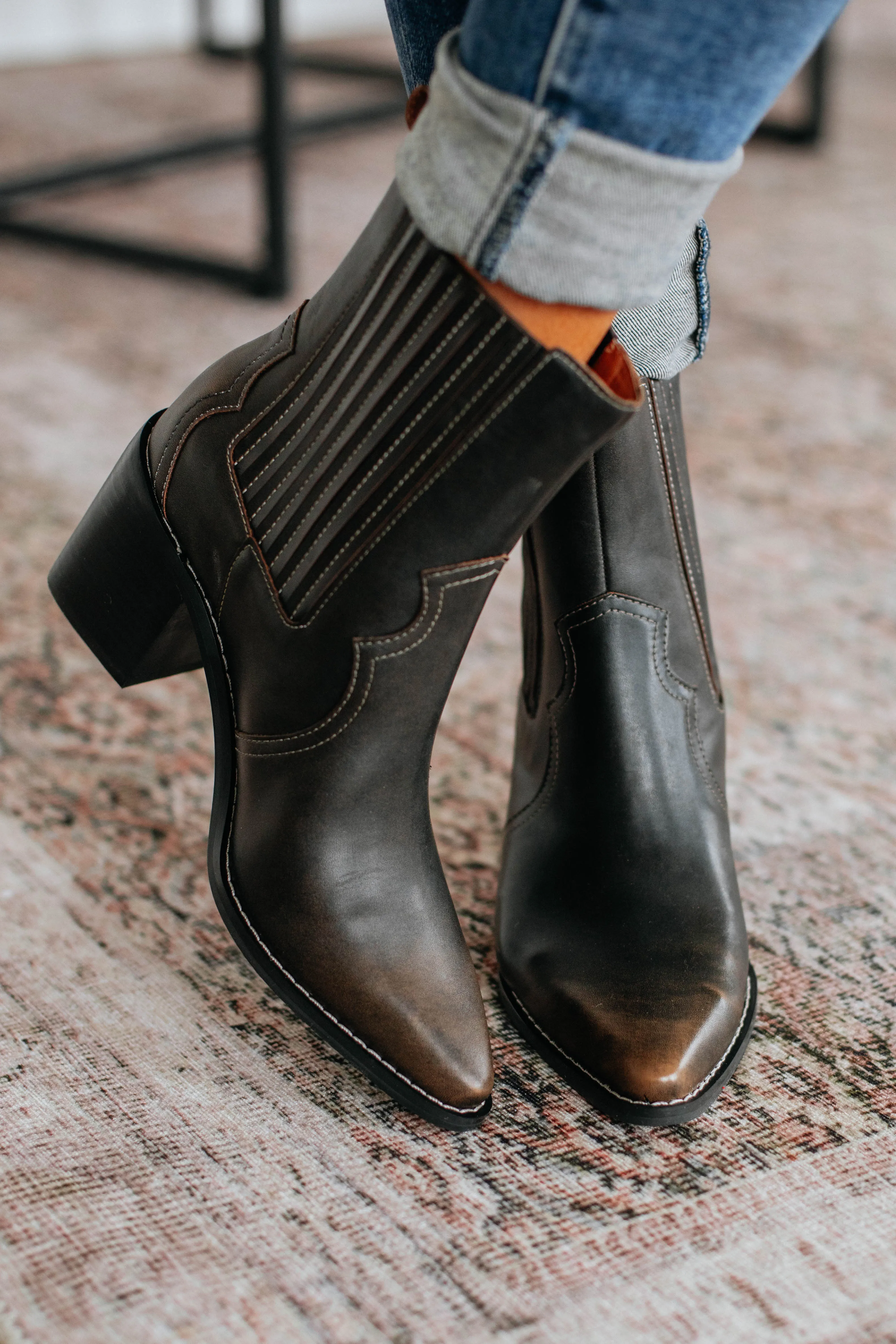 Daily Comfort Chic Fit On My Best Behavior Boots - Coffee