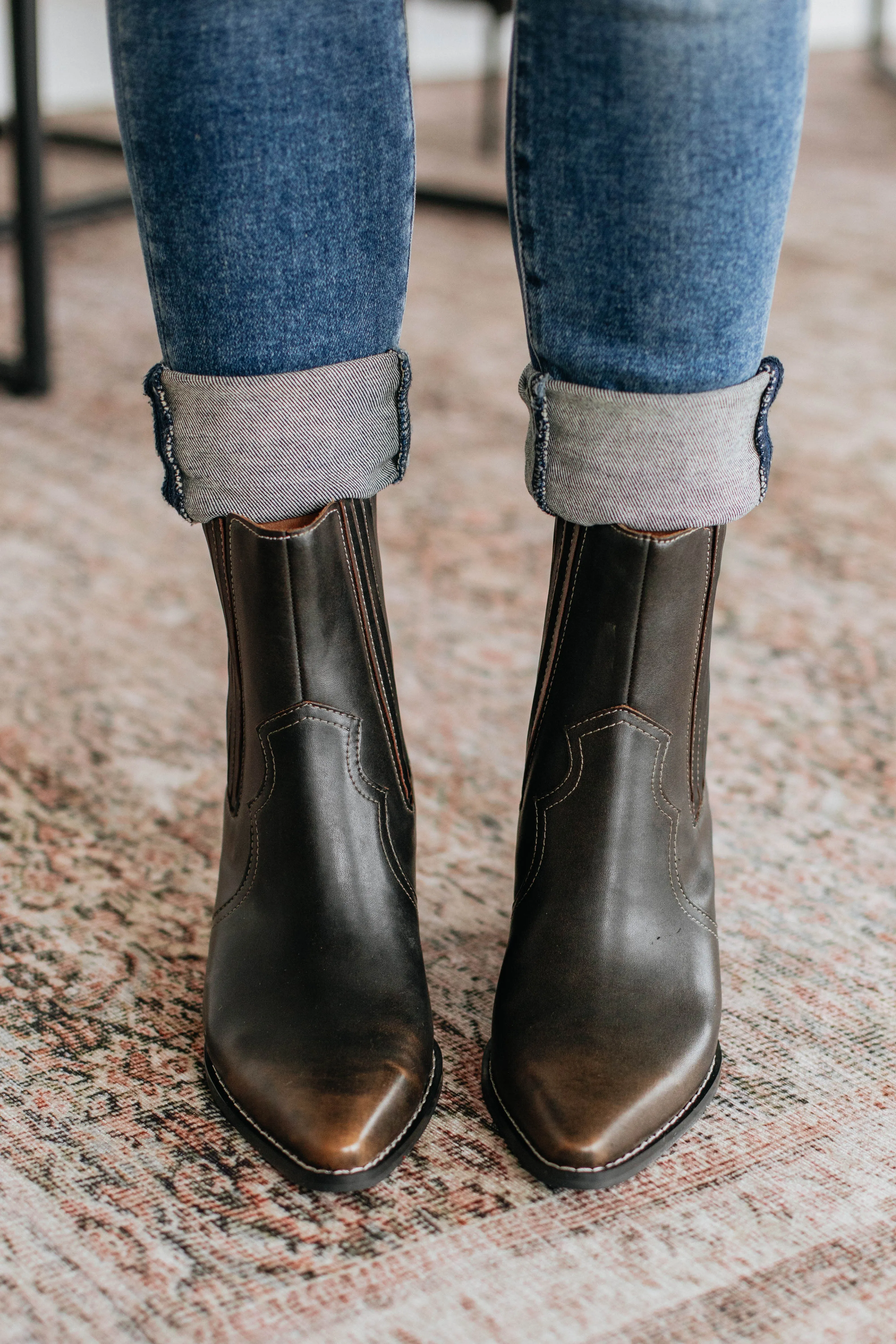 On My Best Behavior Boots - Coffee Play Mode