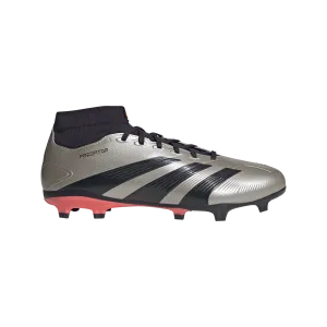 adidas Predator League Sock Firm Ground Soccer Shoes | Platinum Metallic-Aurora Black-Turbo | Men's size chart