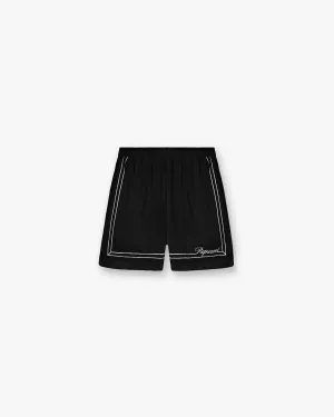 Odor Lock Technology Border Short - Jet Black